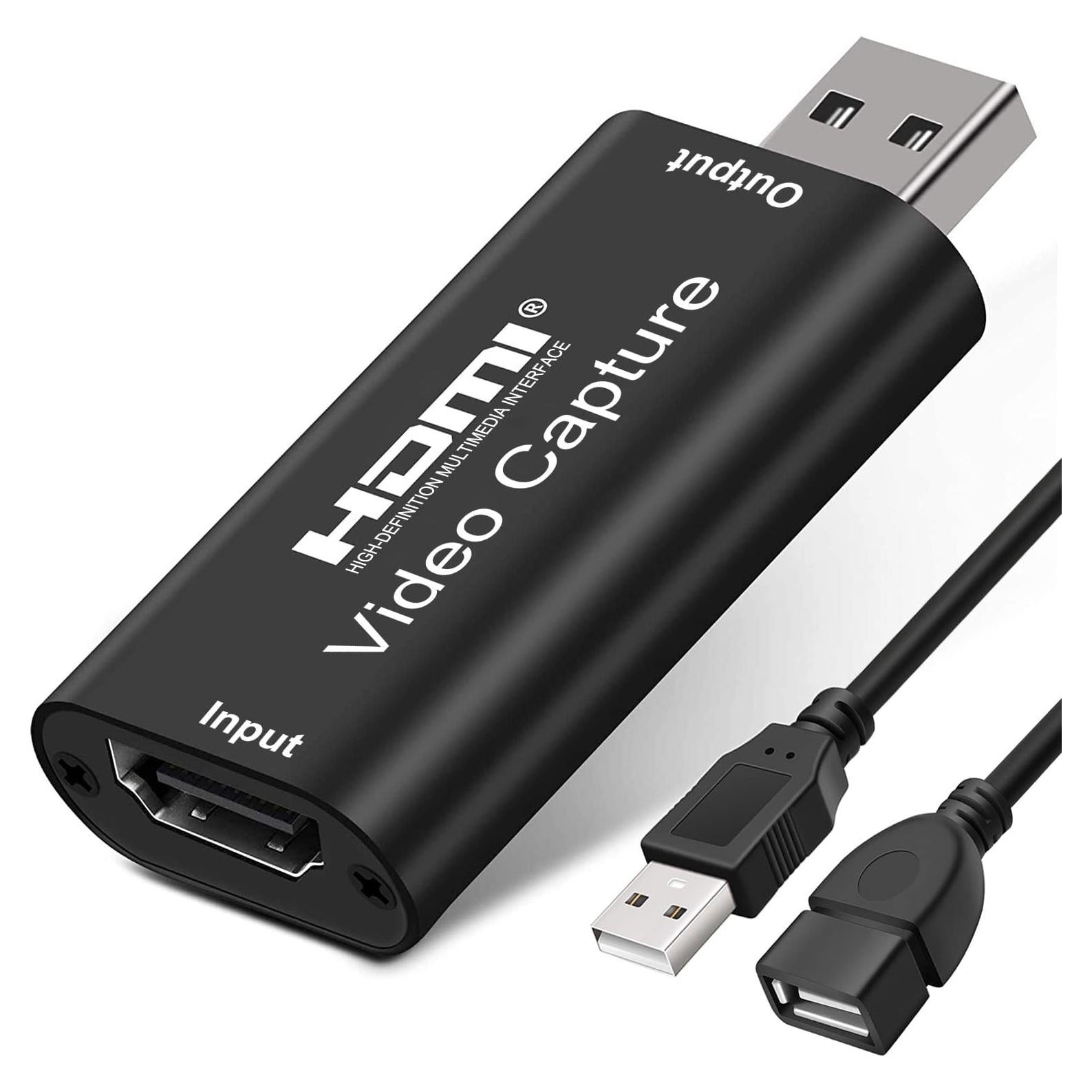 Tarjeta de Captura HDMI AMZHRLY 4K 1080P USB para Streaming