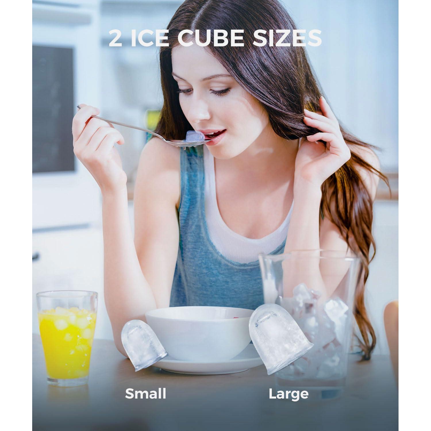 Máquina de Hielo Ecozy Portátil 9 Cubos en 6 Minutos