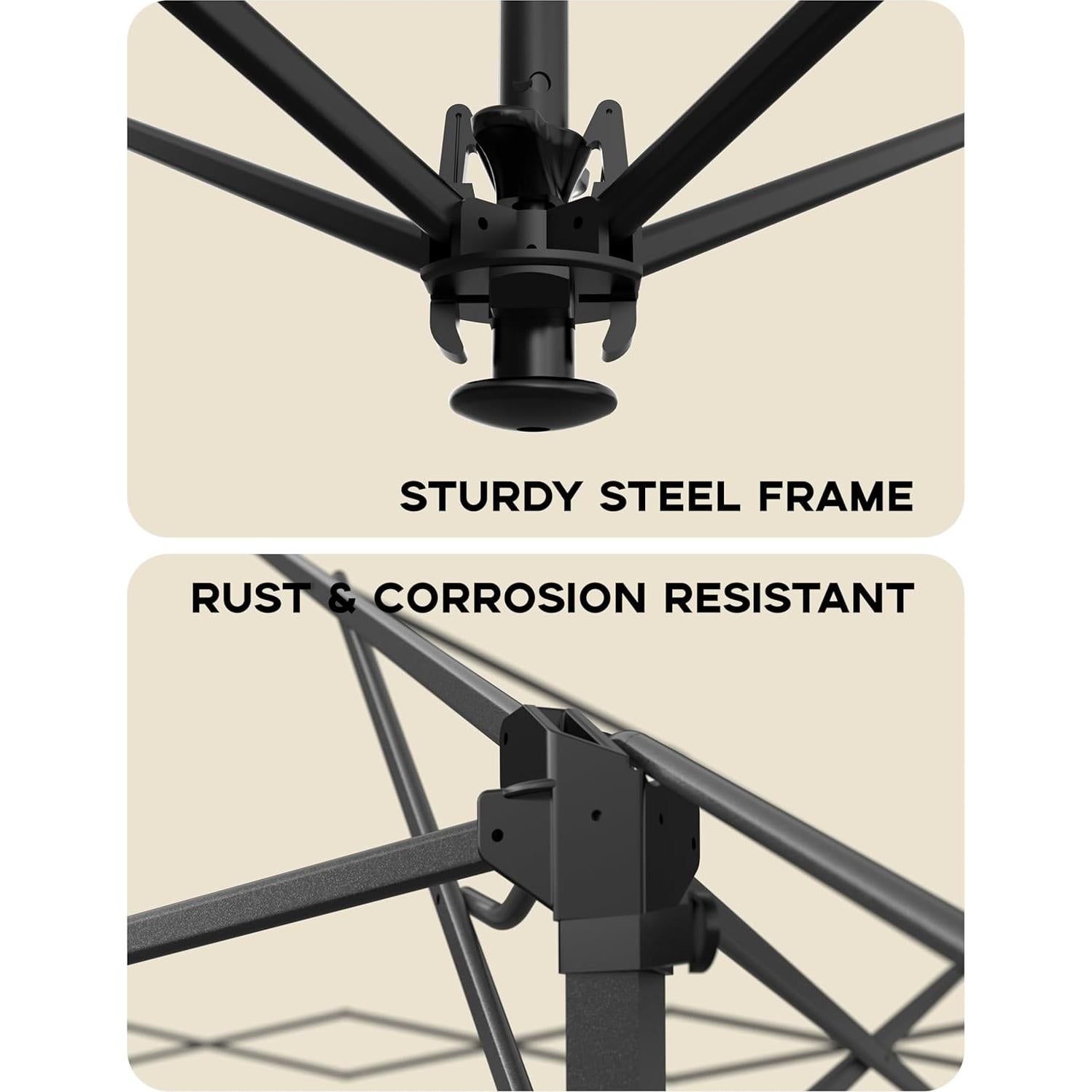 Carpa Gazebo Plegable OUTGOODS 3.96x3.96 m Impermeable