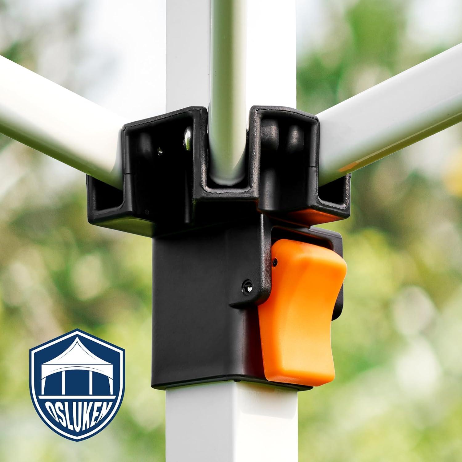 10x20 Pop Up Canopy Tent Heavy Duty with 6 Removable Sidewalls, Tents for Parties Event Wedding Commercial All Season Outdoor Waterproof Windproof UV 50+ Gazebo with Roller Bag, Thick Legs