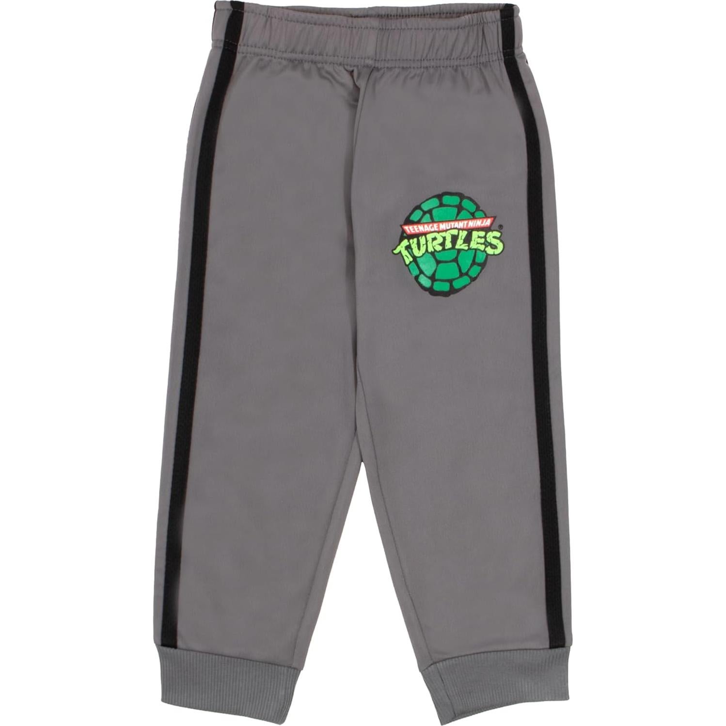 Conjunto de Ropa para Niños TMNT 3 Piezas - Camiseta, Shorts y Jogger