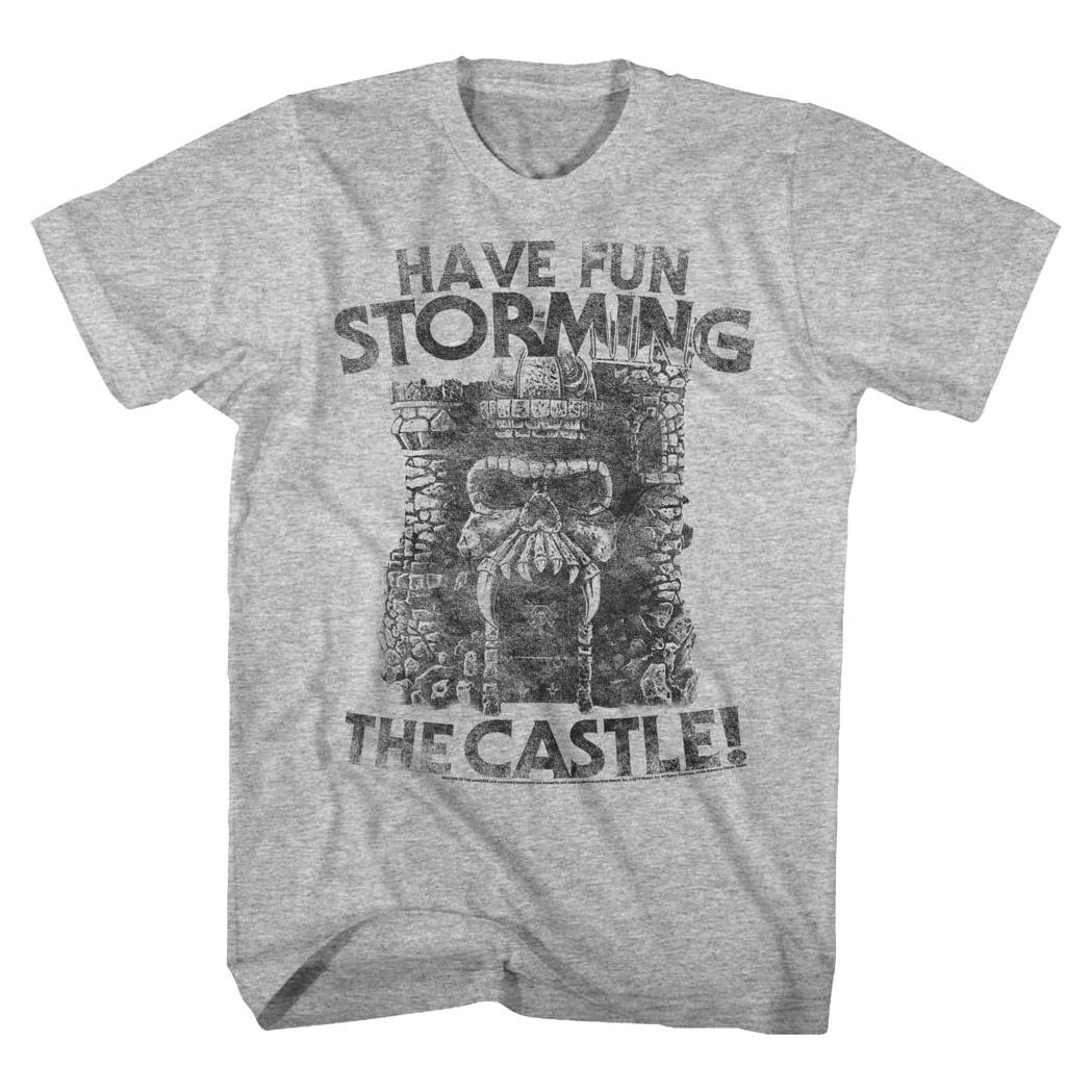Camiseta Gris Masters of the Universe Asalto Castillo