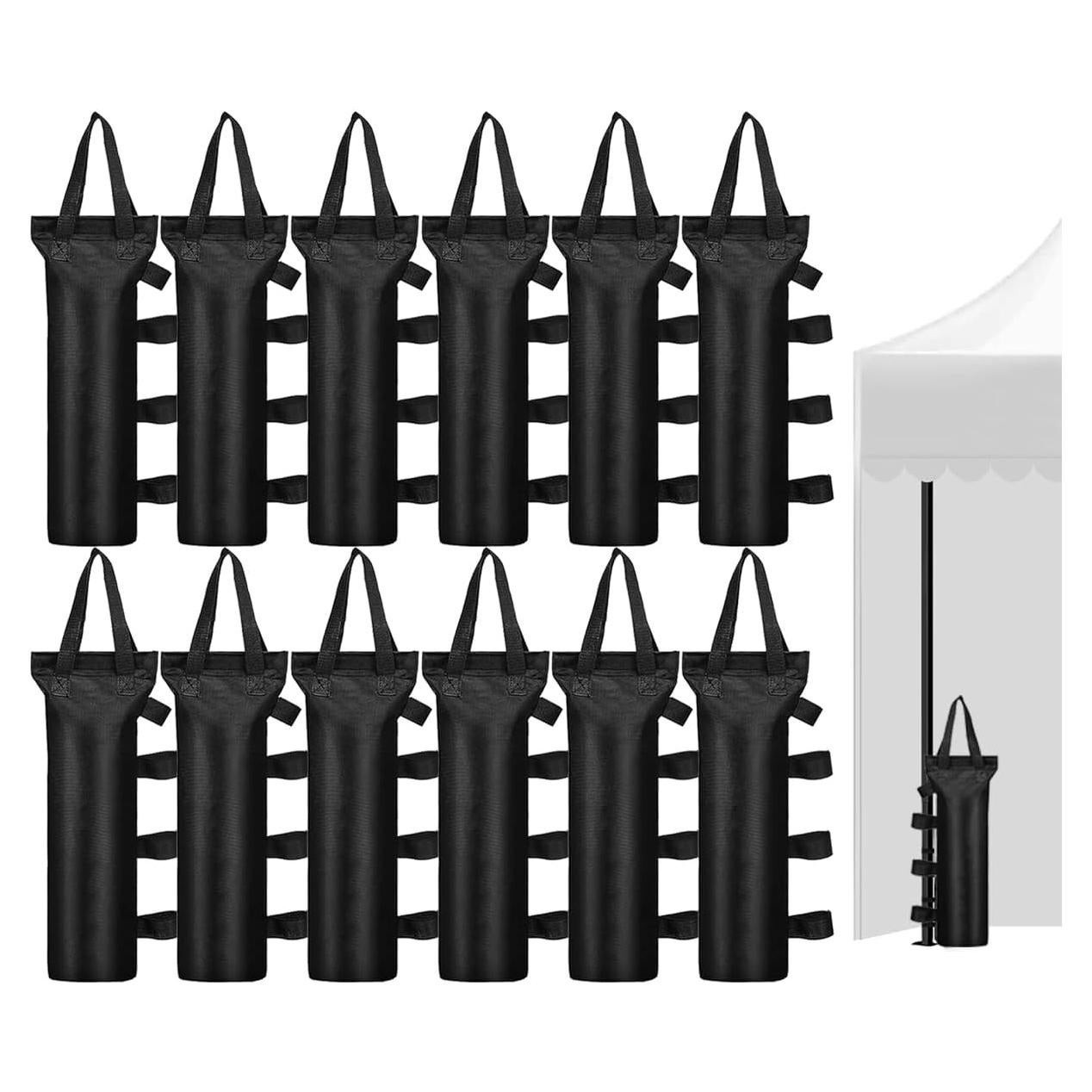 Paquete de 12 bolsas de peso para toldo Voittozege 50.8x20 cm