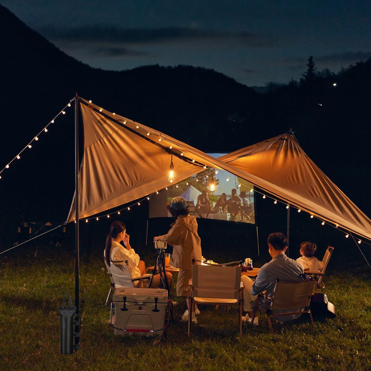 Paquete de 12 bolsas de peso para toldo Voittozege 50.8x20 cm