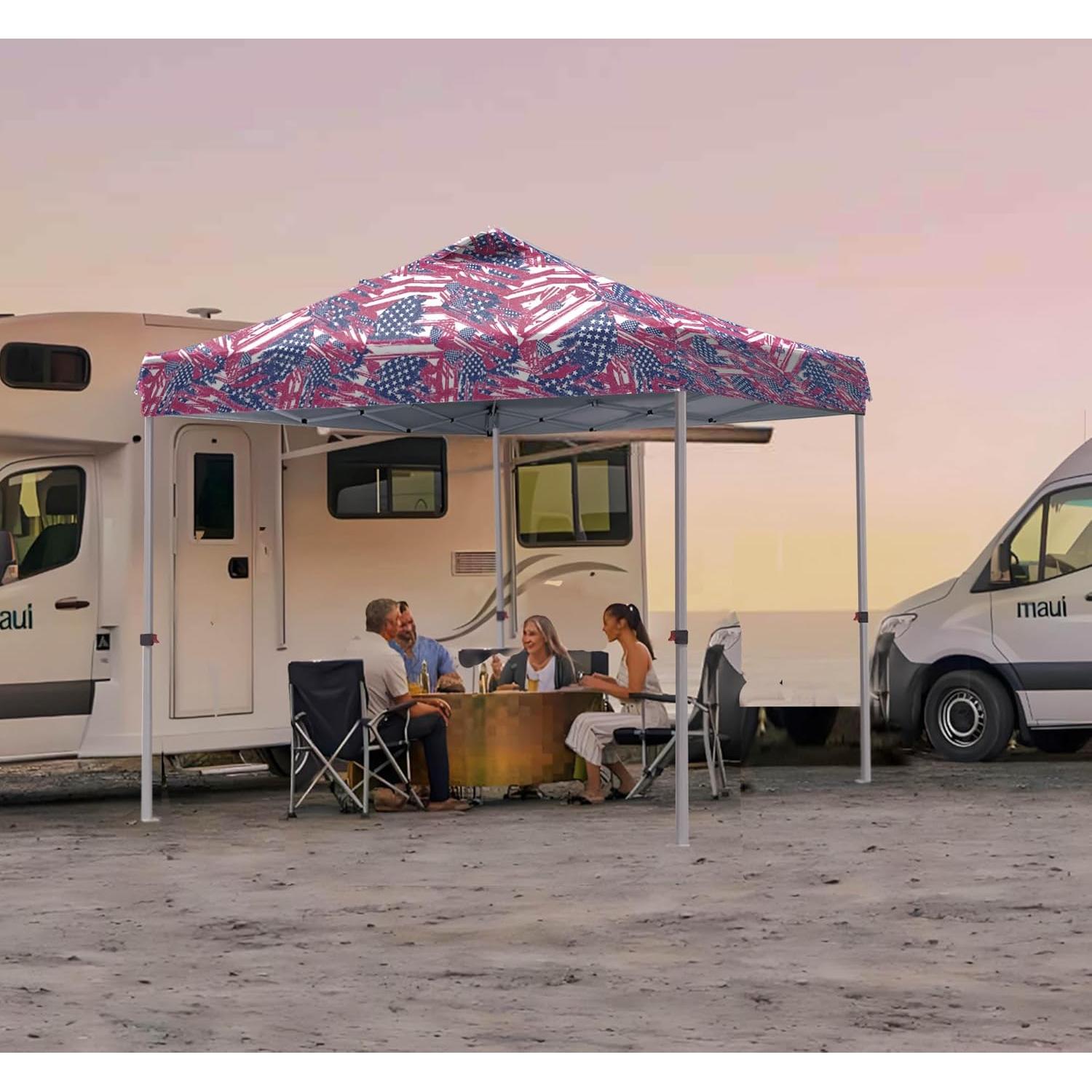 Cubierta Superior Ontheway 3.05x3.05m Carpa Plegable Ventilada