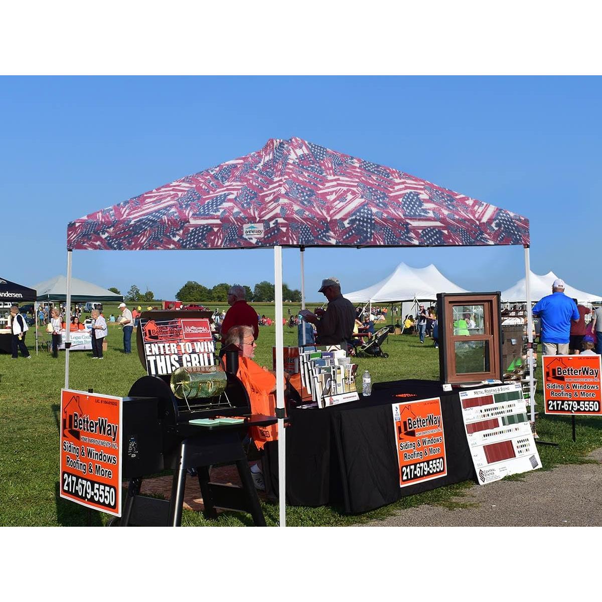 Cubierta Superior Ontheway 3.05x3.05m Carpa Plegable Ventilada