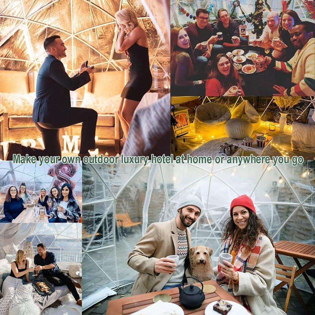 Cúpula de Jardín Burbuja XUXIAO 3.6x2.15m Impermeable