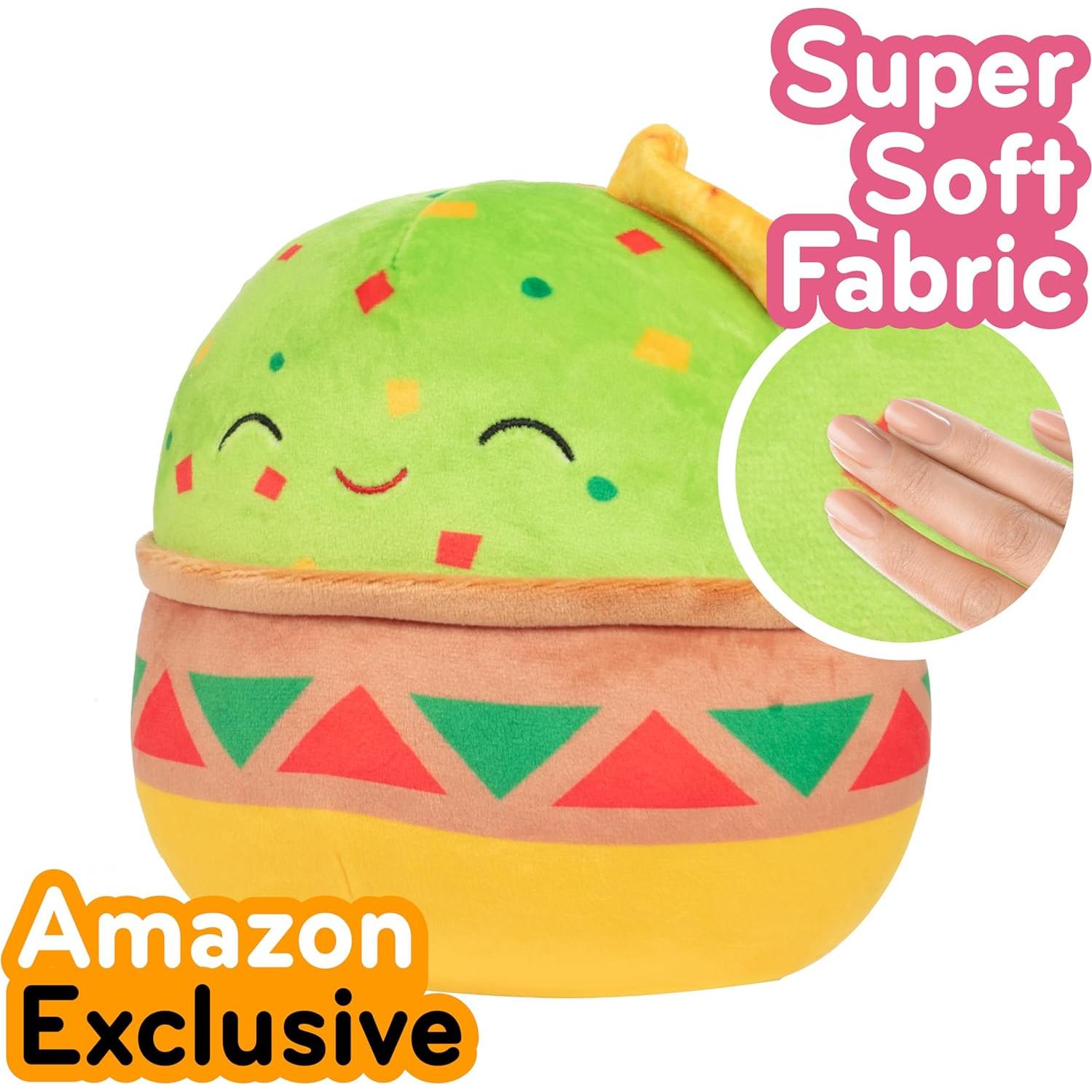 Squishmallows Original 8-Inch Gideon The Guacamole - Official Jazwares Summer Plush - Collectible Soft Squishy Chips & Dip Party Stuffed Animal Toy - Gift for Kids, Girls & Boys
