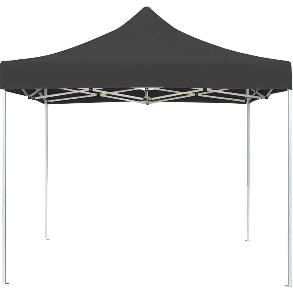 Portable Design, Outdoor Picnic Gazebo Canopy, Party Wedding Tent, Catering Event, Gazebo Beach, Professional Folding Party Tent Aluminium 118.1"x118.1" Anthracite