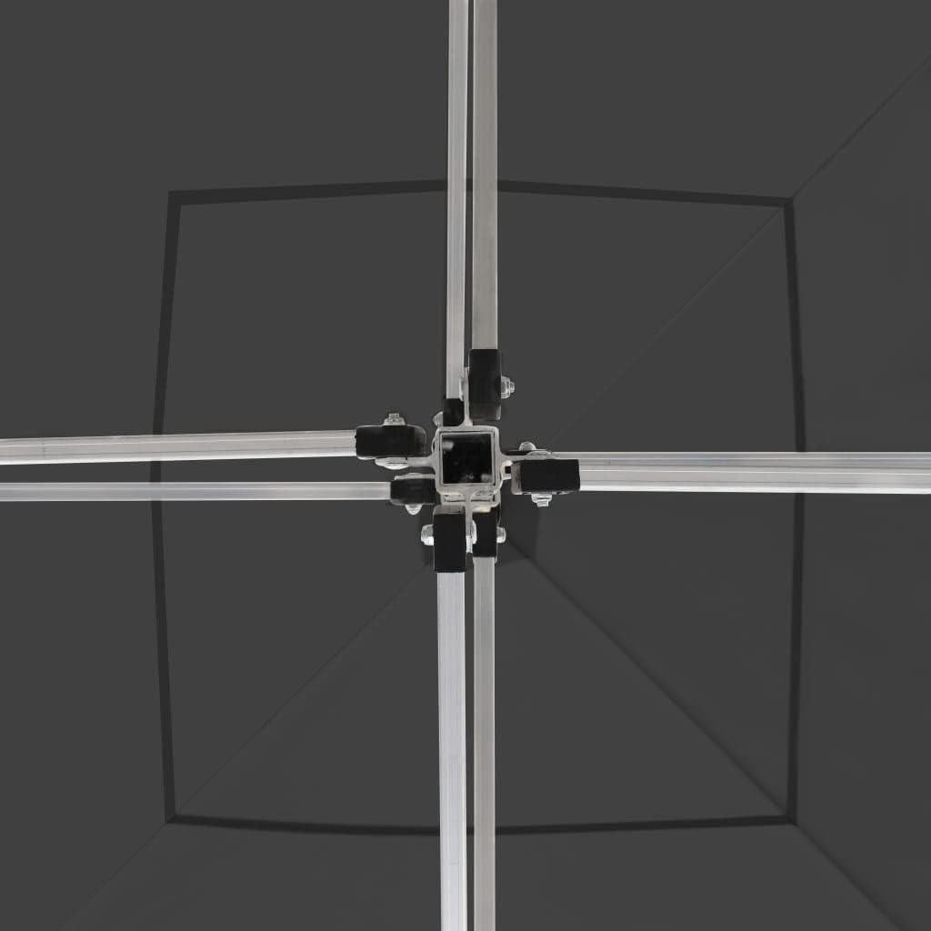 Portable Design, Outdoor Picnic Gazebo Canopy, Party Wedding Tent, Catering Event, Gazebo Beach, Professional Folding Party Tent Aluminium 118.1"x118.1" Anthracite