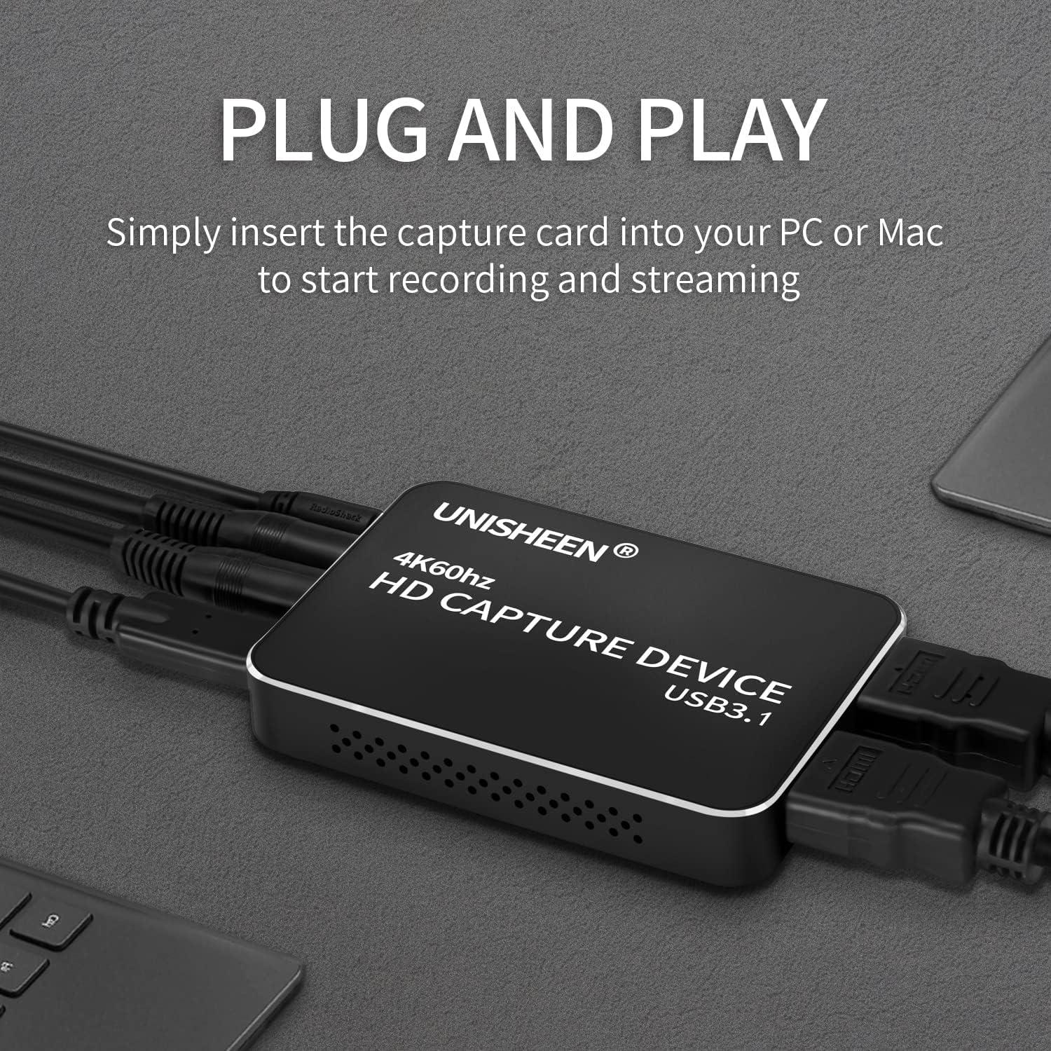 Tarjeta de Captura UNISHEEN UC2500H HDMI 1080P 60fps