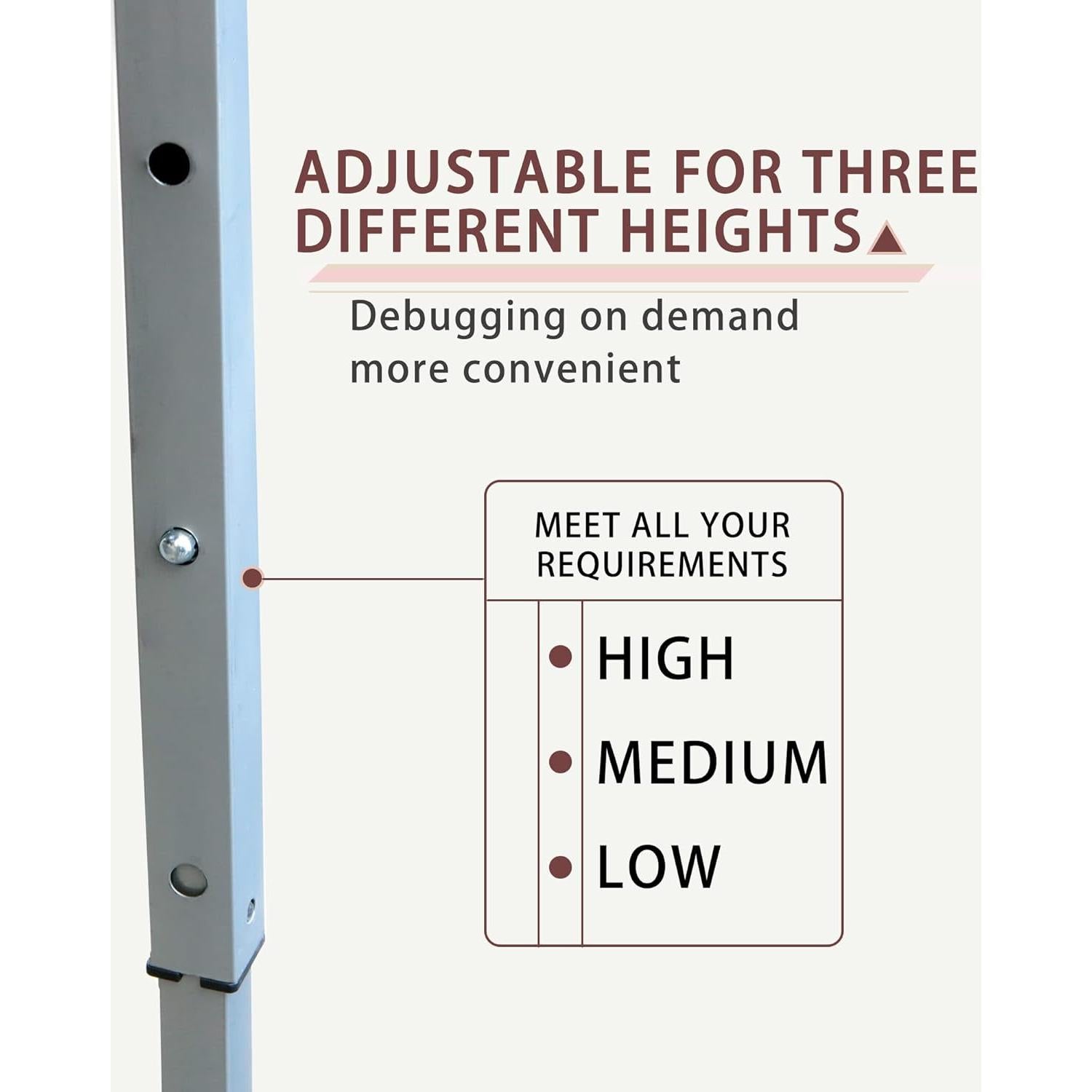 Carpa Plegable 3x3m SLOWSNAIL Negra con Estructura de Acero