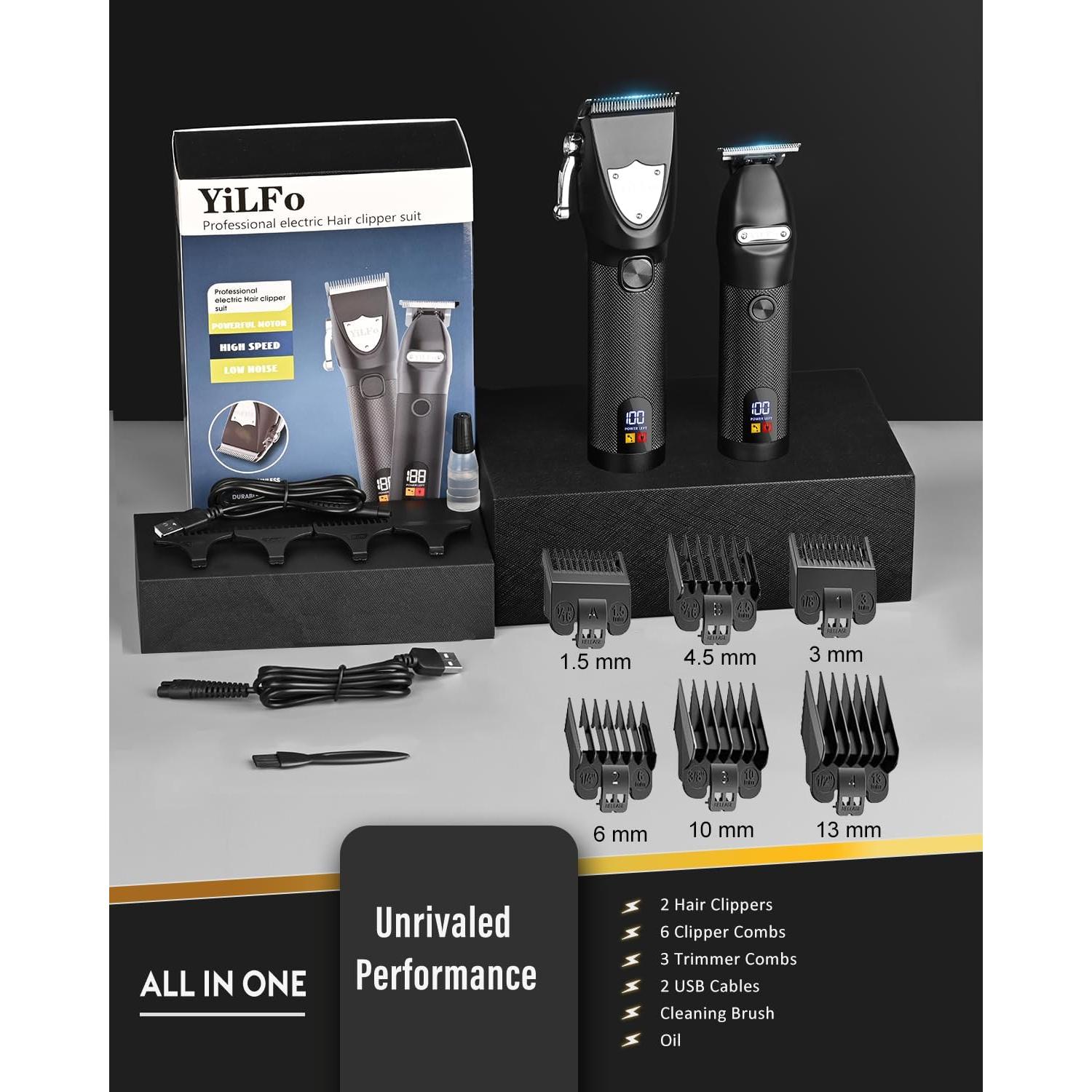 Cortapelos YiLFo JM568 - Profesional Inalámbrico LED