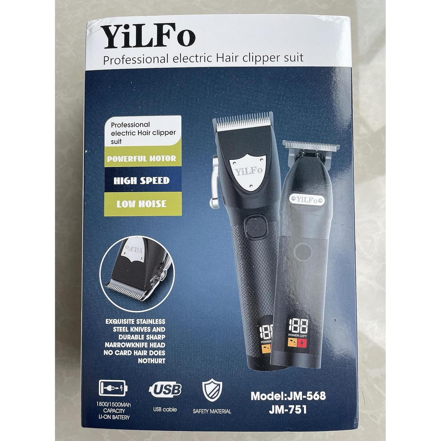 Cortapelos YiLFo JM568 - Profesional Inalámbrico LED
