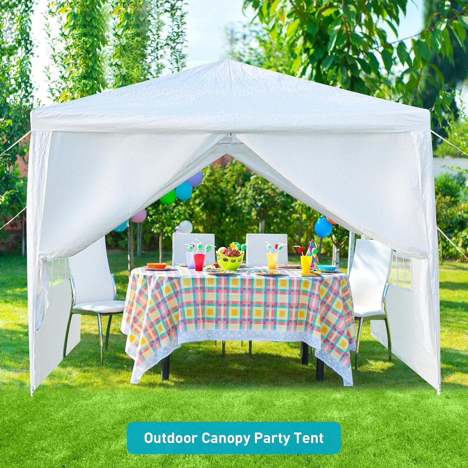 Carpa de Fiesta 3x3m ANTSKU con 4 Paredes Removibles