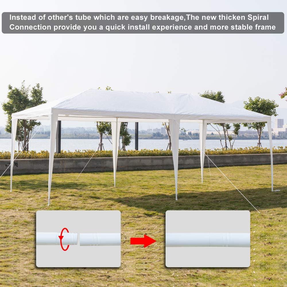 Carpa de Patio Hopesprout 3x6m Impermeable para Eventos