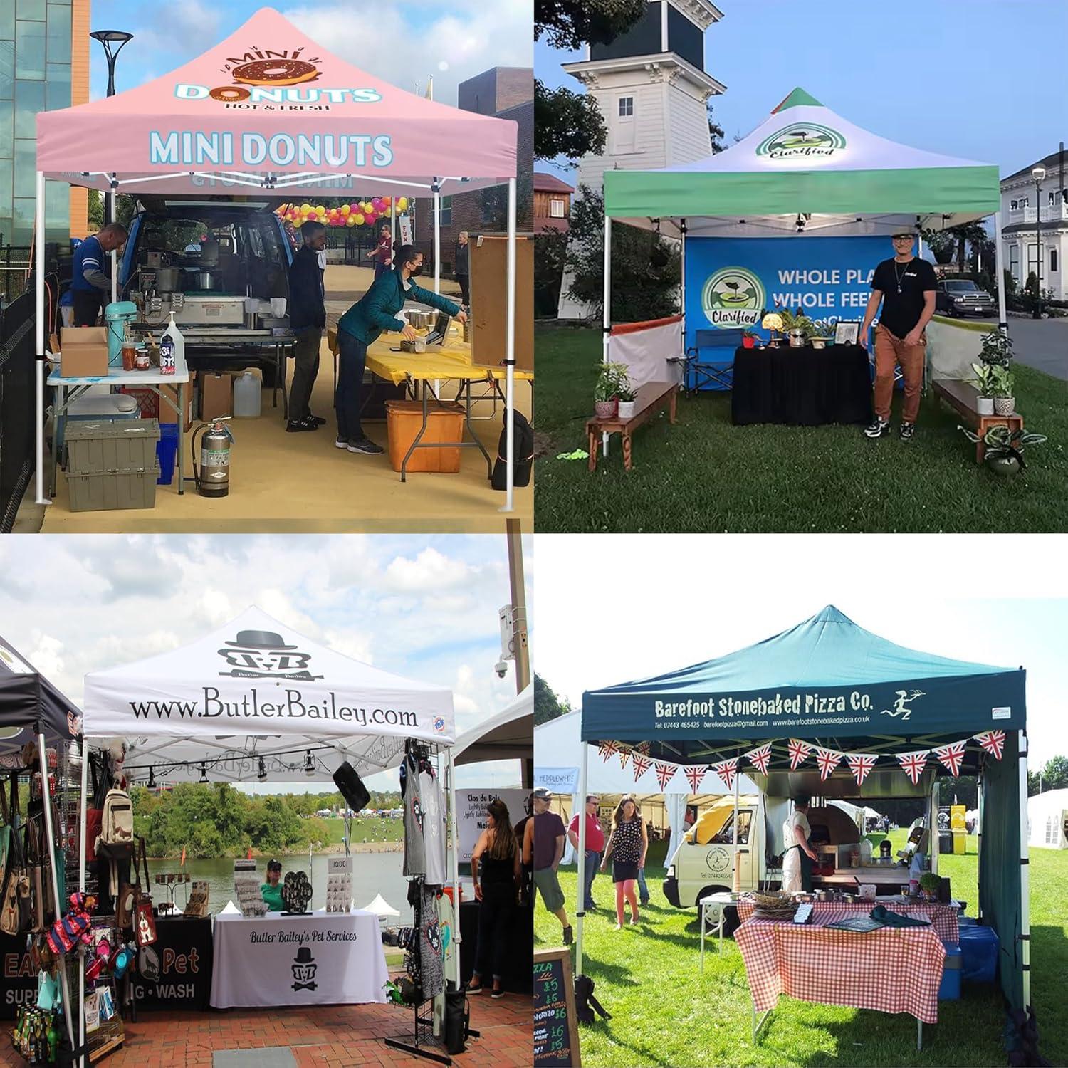 Carpa Personalizada 10x10 Hillicon Impermeable UV