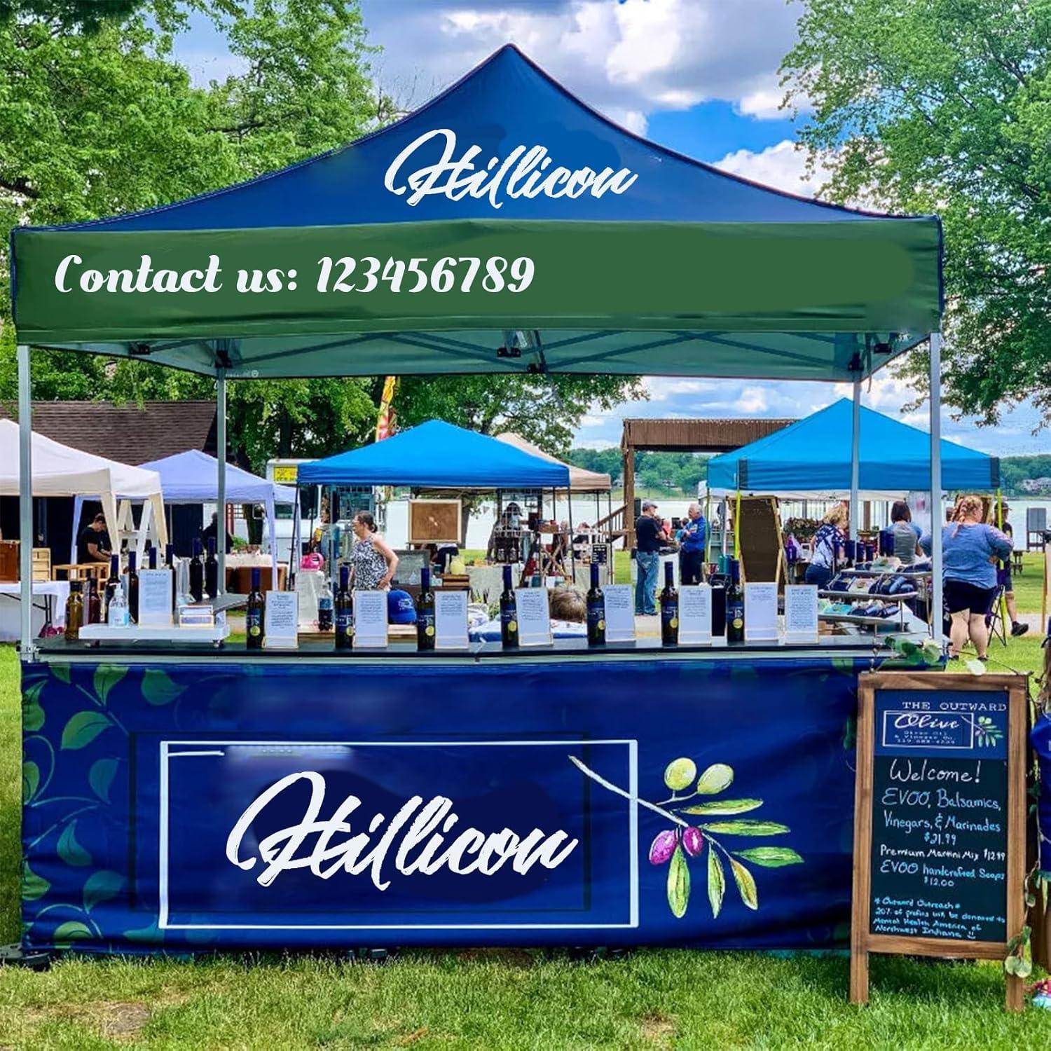 Carpa Personalizada 10x10 Hillicon Impermeable UV