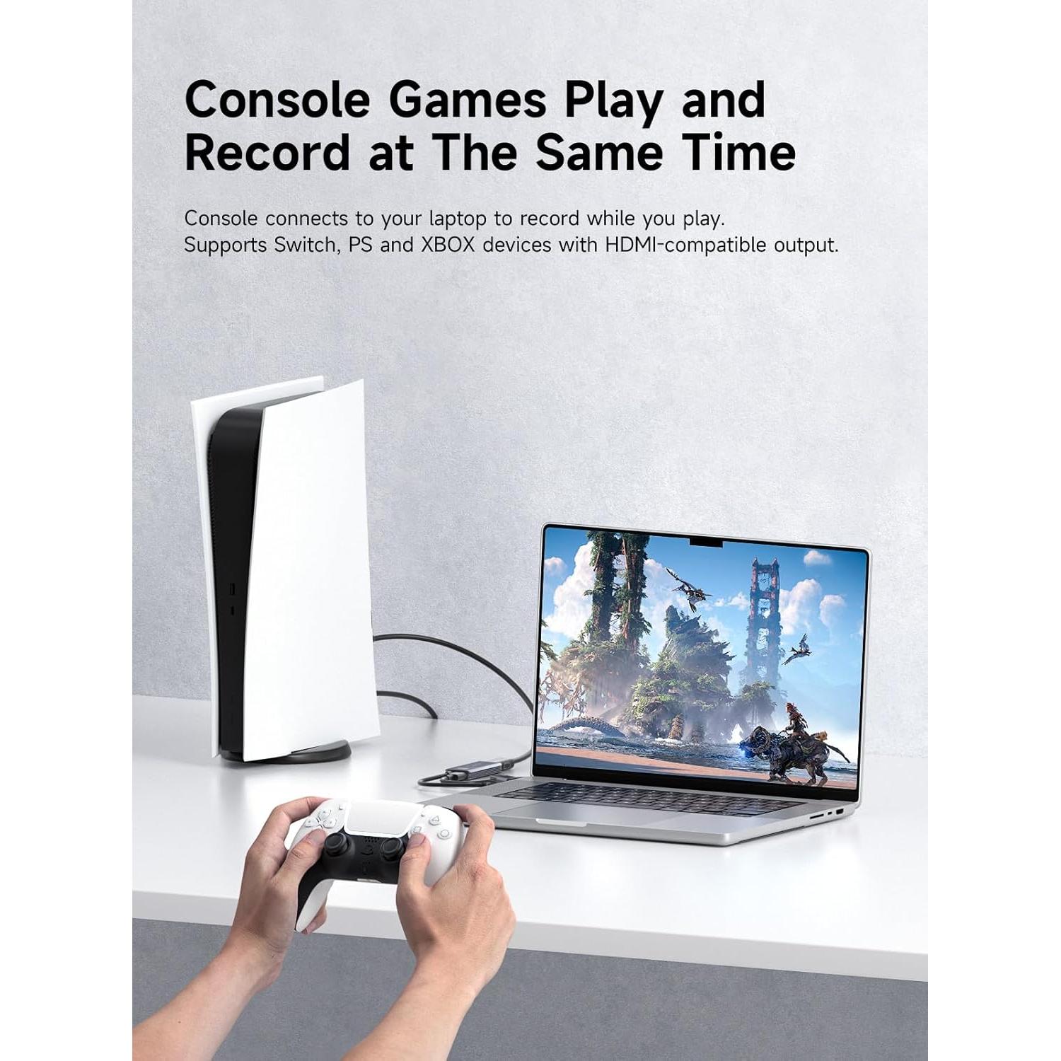 Hagibis Tarjeta Captura Video USB 3.0 1080P 60fps UHC07P