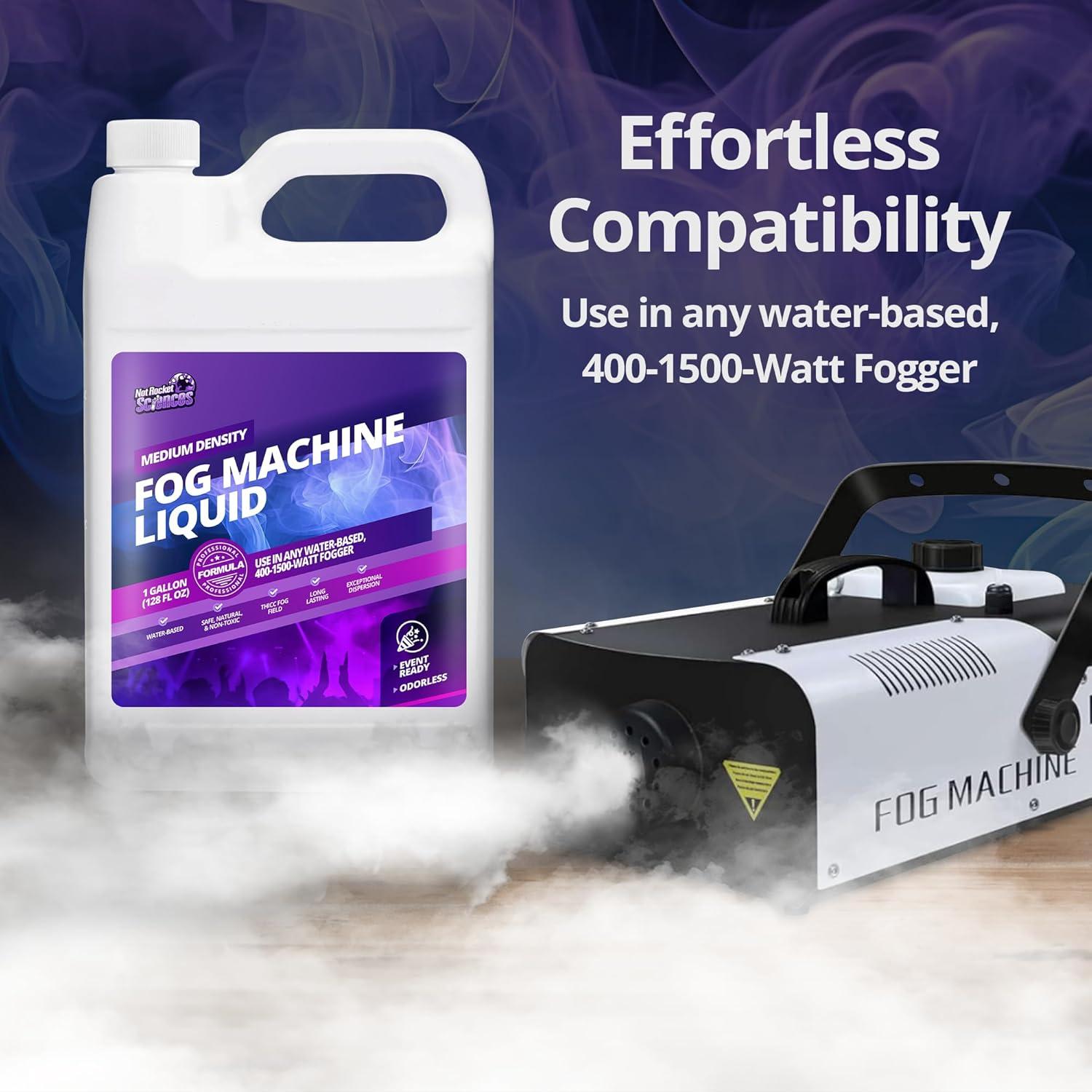 Líquido para Máquina de Niebla - 1 Galón - Densidad Media