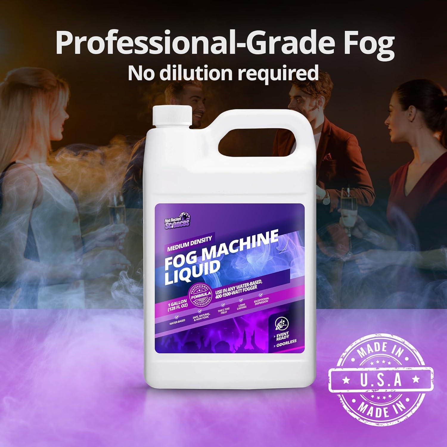 Líquido para Máquina de Niebla - 1 Galón - Densidad Media