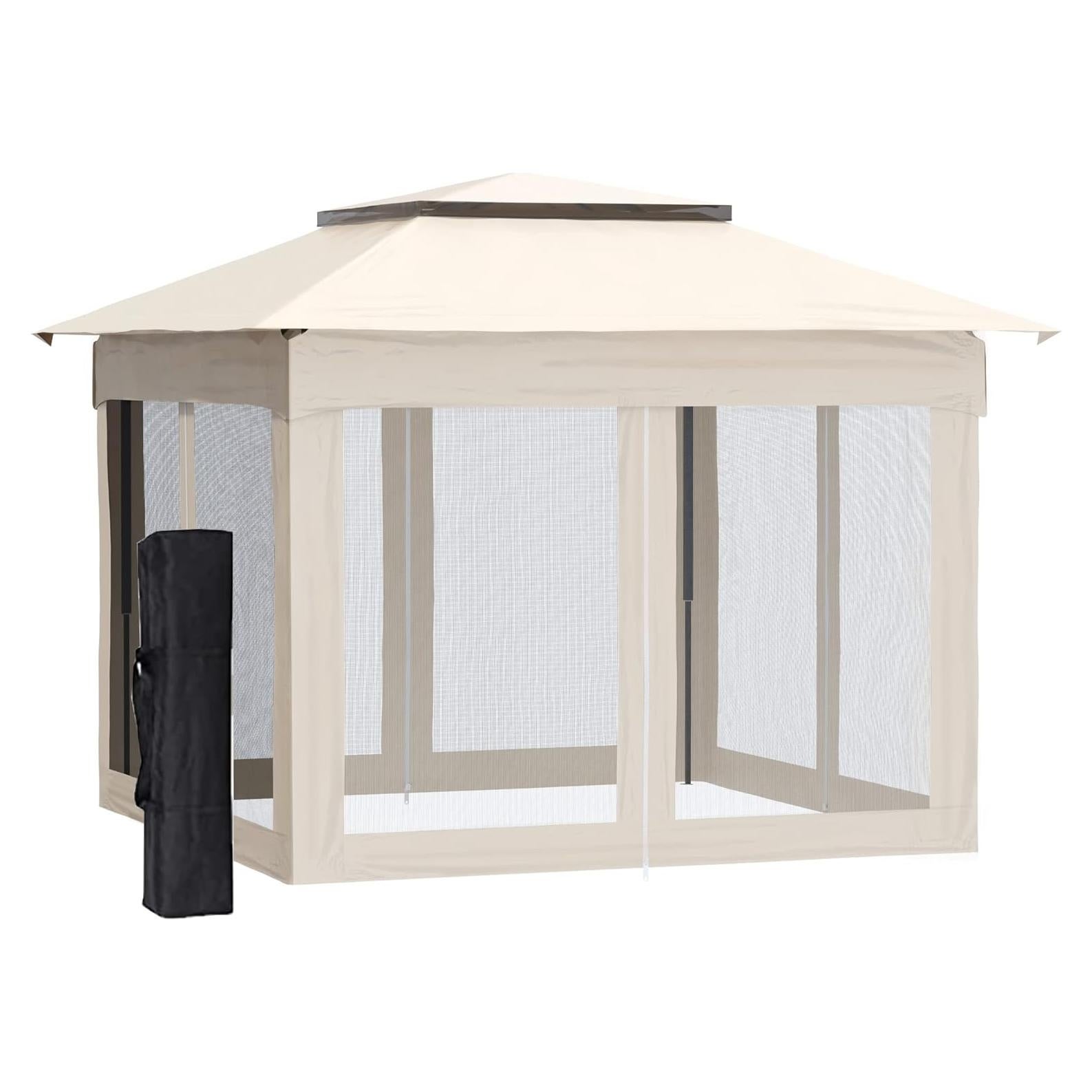 Carpa Plegable AnhuaUSA 3.25x3.25m con Malla y Bolsa