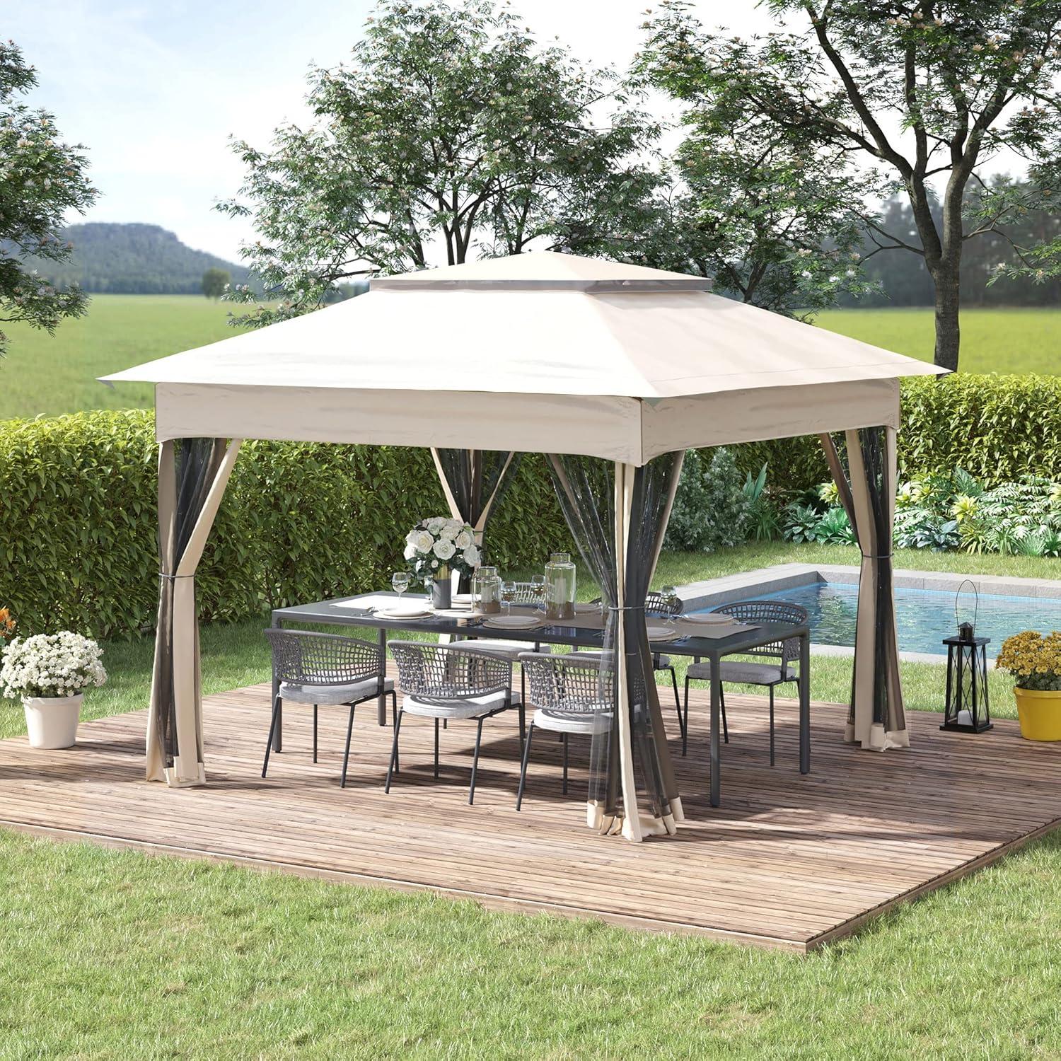 Carpa Plegable AnhuaUSA 3.25x3.25m con Malla y Bolsa