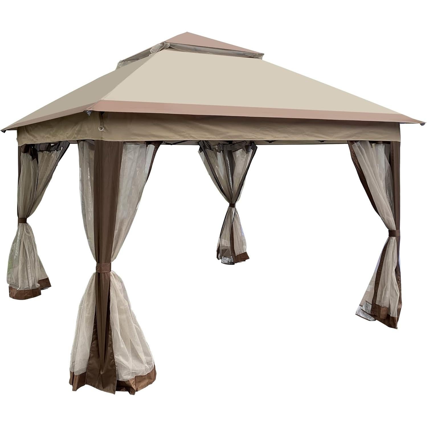 Gazebo Plegable Genérico 3.35x3.35m con Red Desmontable
