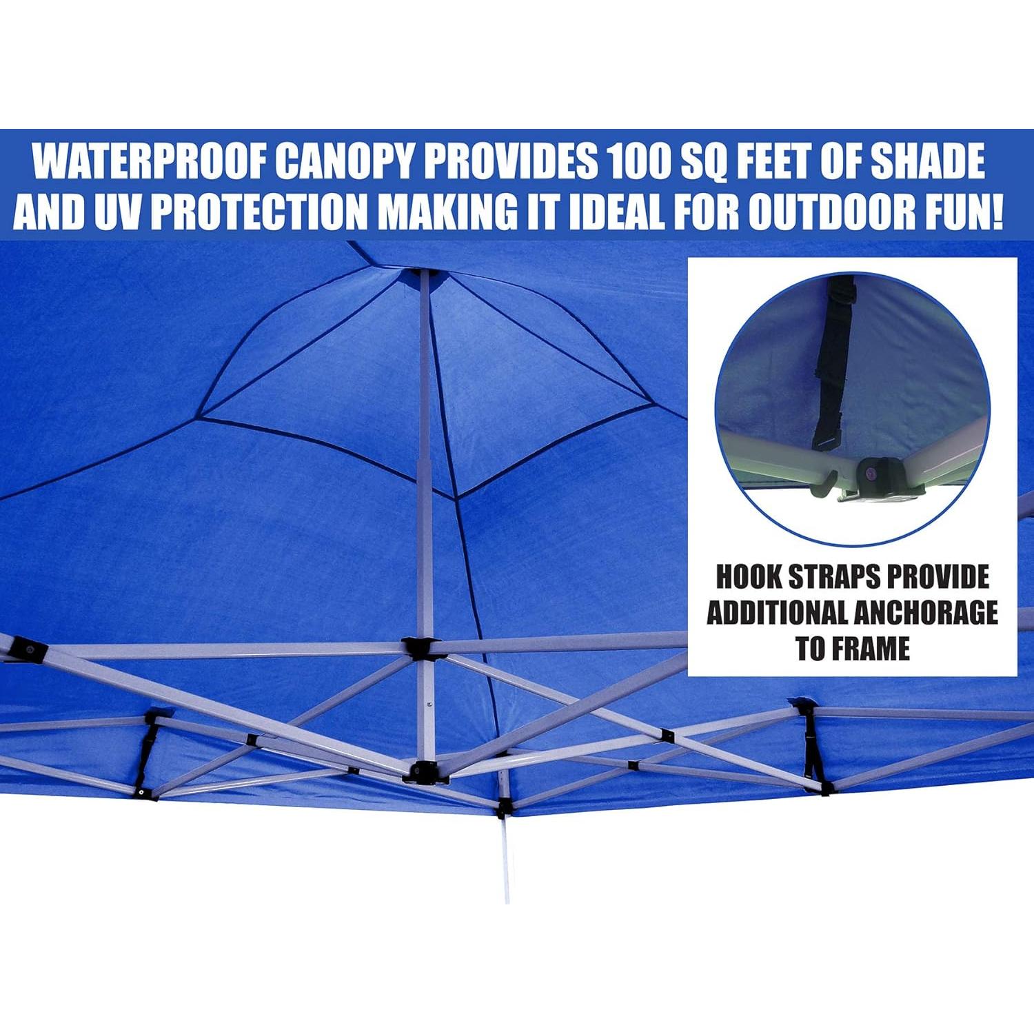 Carpa GigaTent Clásico 9.29 m² Azul Impermeable