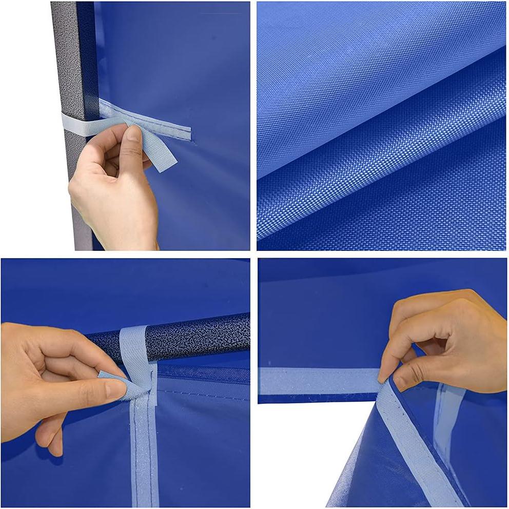 Panel Lateral Universal Instahibit 10x6.6 pies Azul PVC