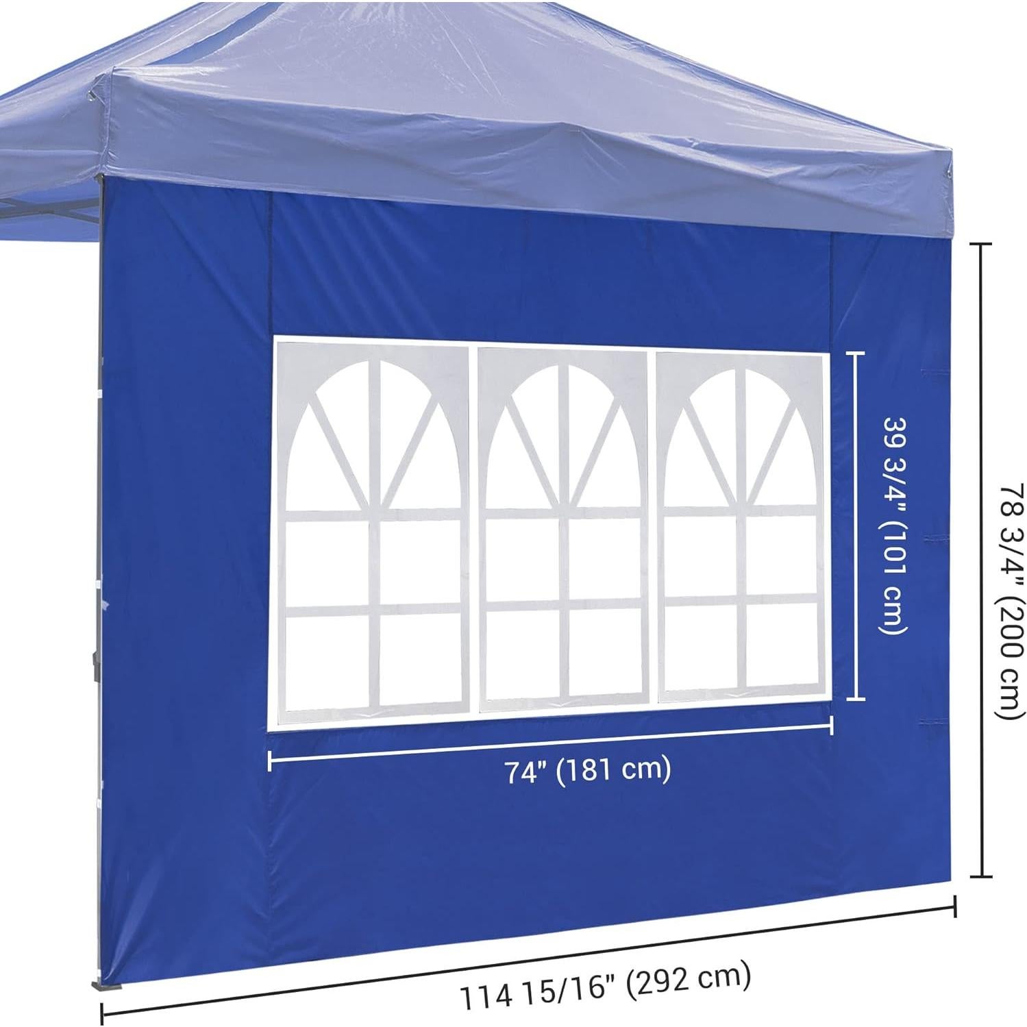 Panel Lateral Universal Instahibit 10x6.6 pies Azul PVC