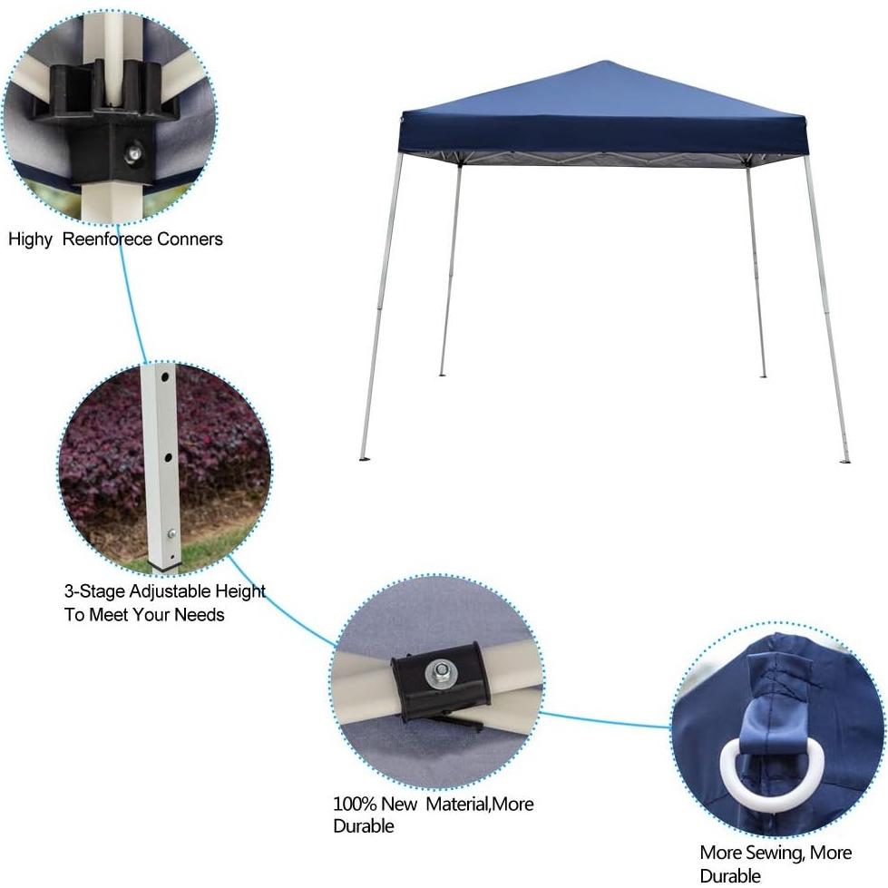 Tienda Plegable Impermeable HopeHope 2.4x2.4m para Eventos
