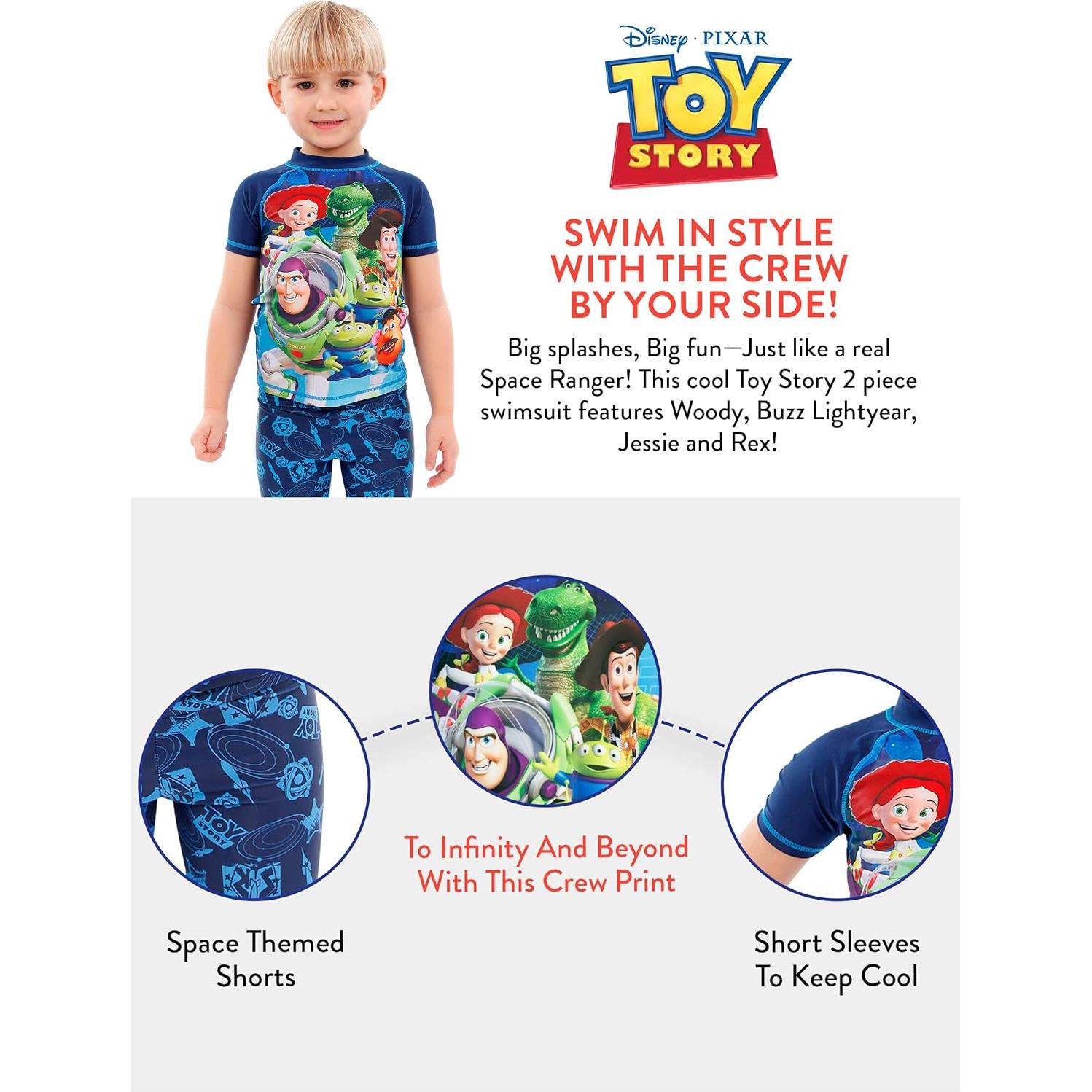 Conjunto de baño Toy Story para niños 2 piezas 18 meses