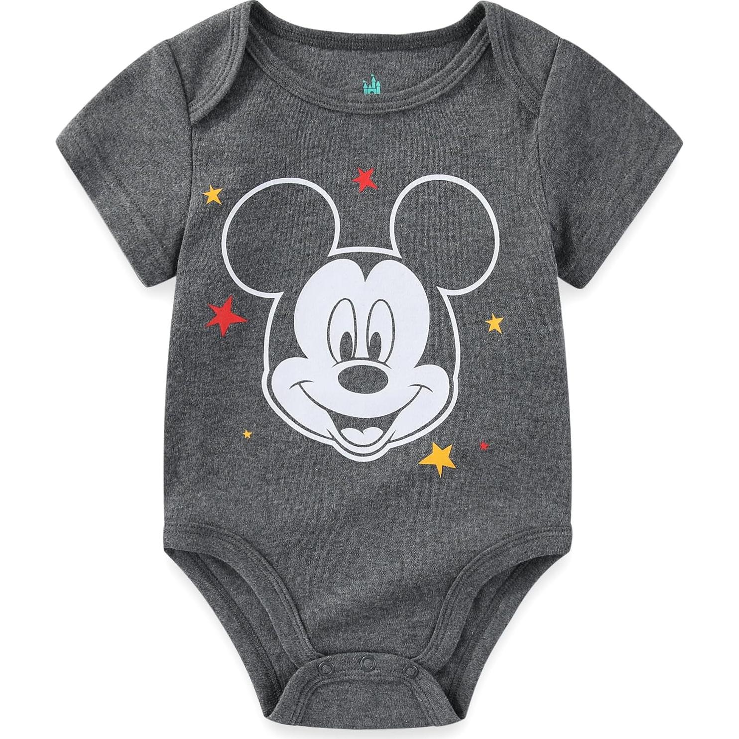 Conjunto de 5 Bodies Disney para Bebés - Mickey, Simba, Pooh