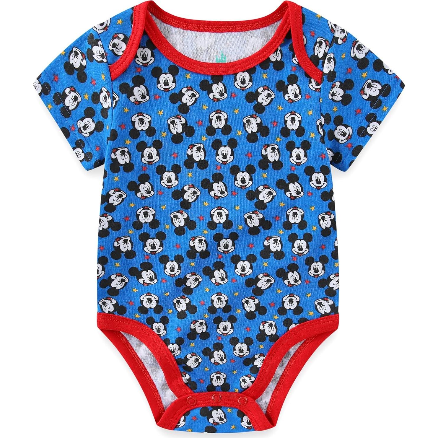 Conjunto de 5 Bodies Disney para Bebés - Mickey, Simba, Pooh