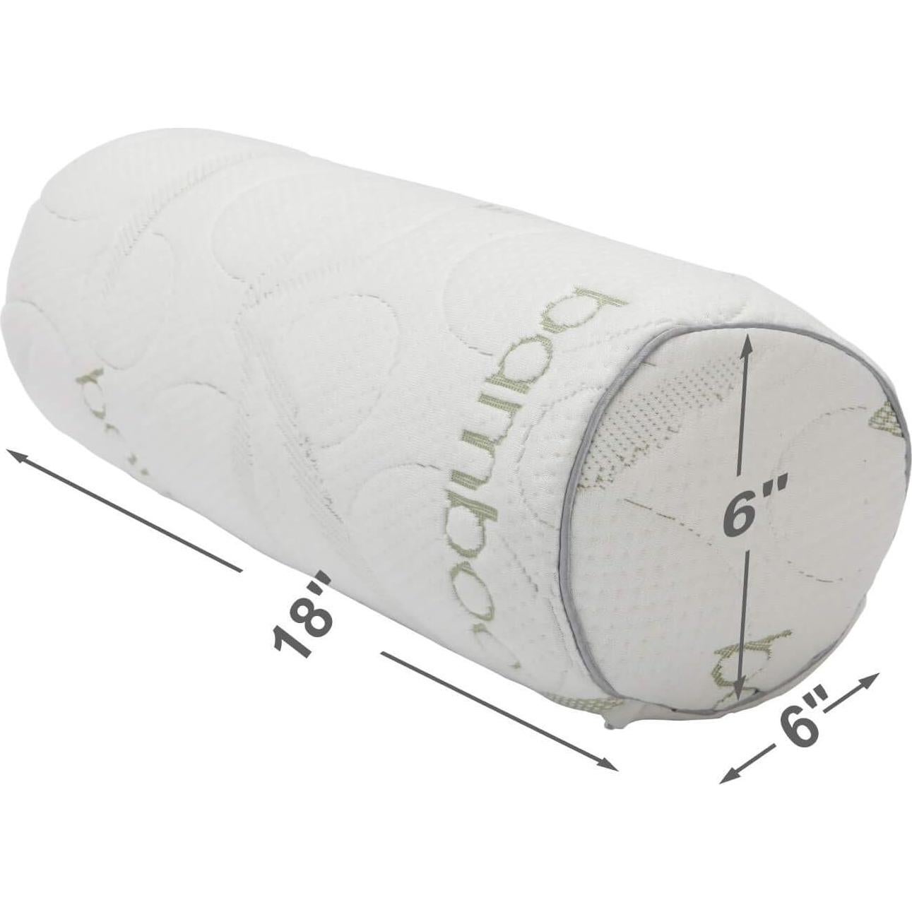 Almohada Cilíndrica Kingnex 45.72x15.24 cm Ajustable