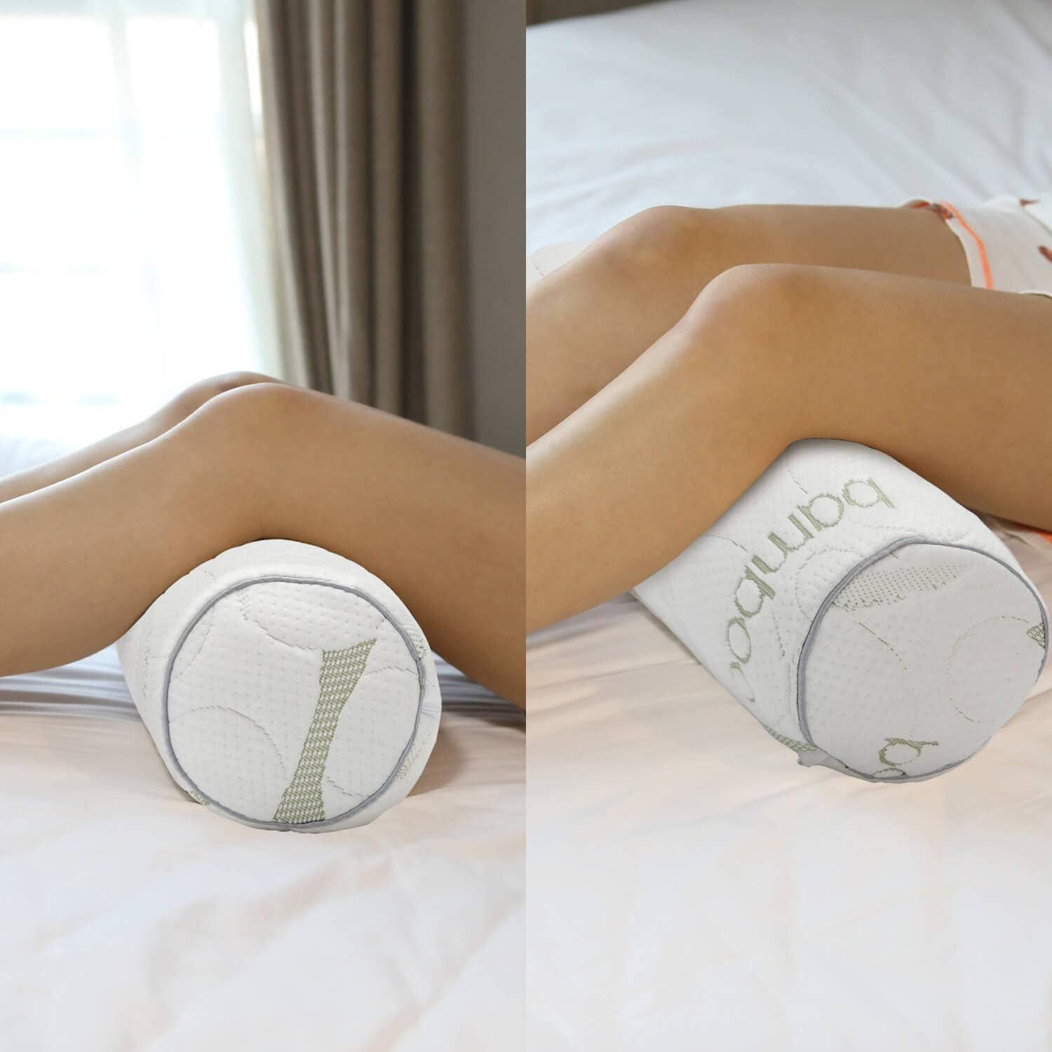 Almohada Cilíndrica Kingnex 45.72x15.24 cm Ajustable