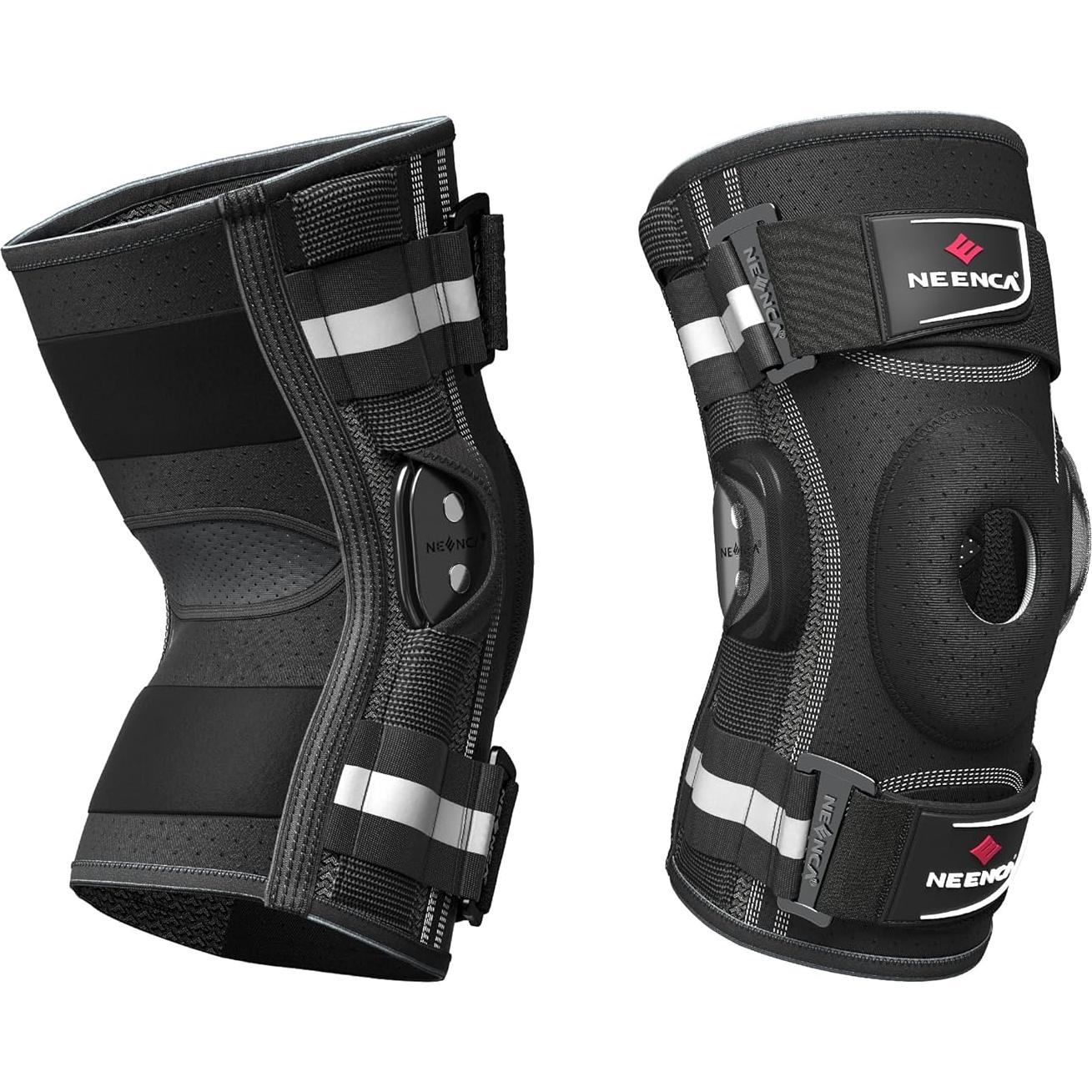 Faja de Rodilla NEENCA Ajustable con Bisagras y Estabilizadores
