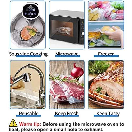 200 Bolsas de Sellado al Vacío AENTGIU 20x30 cm Gruesas