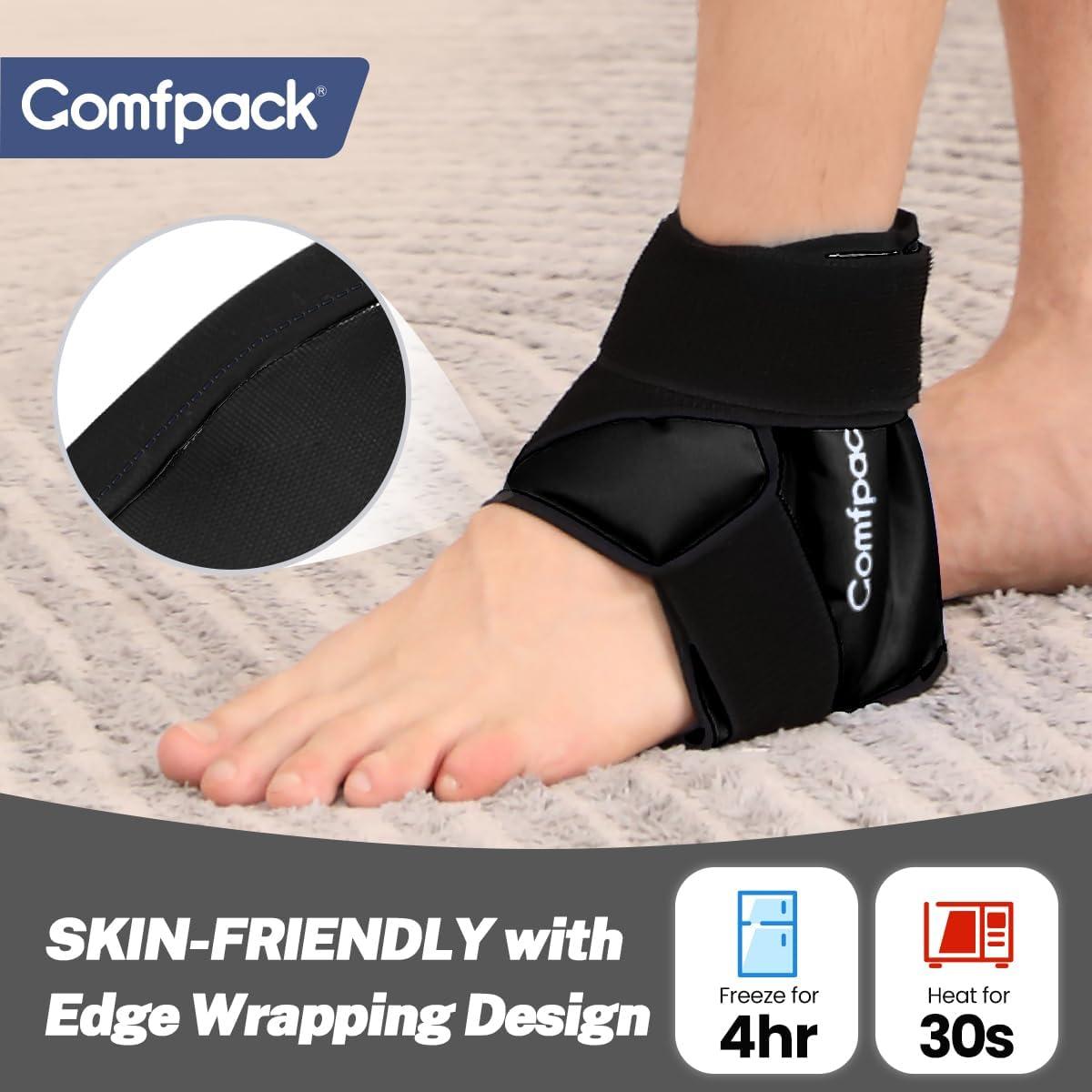 Funda de Hielo para Tobillo Comfpack - Alivio Dolor Talón y Pie