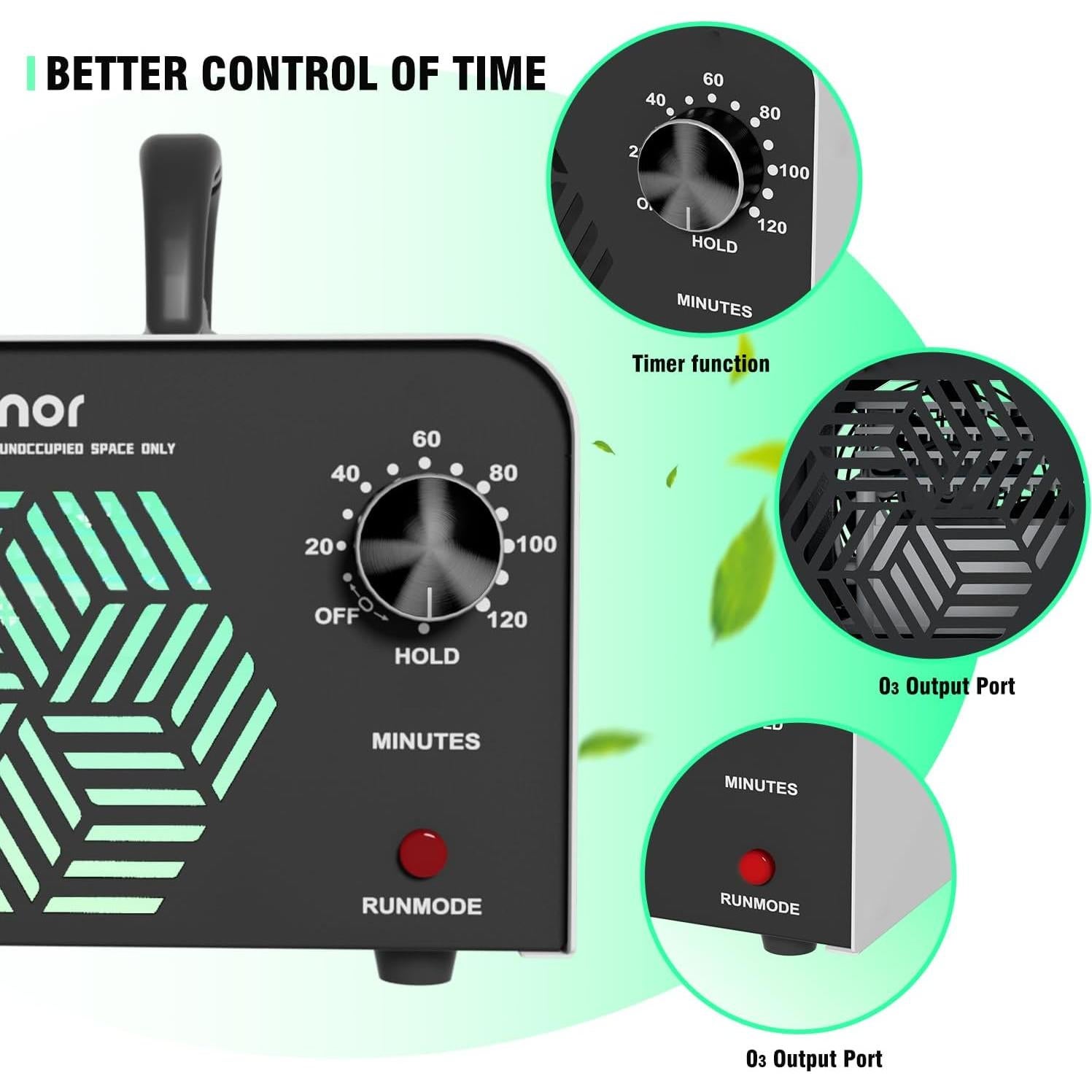 Generador de Ozono LANDNOR AIR-002 90,000mg/h para 557m²