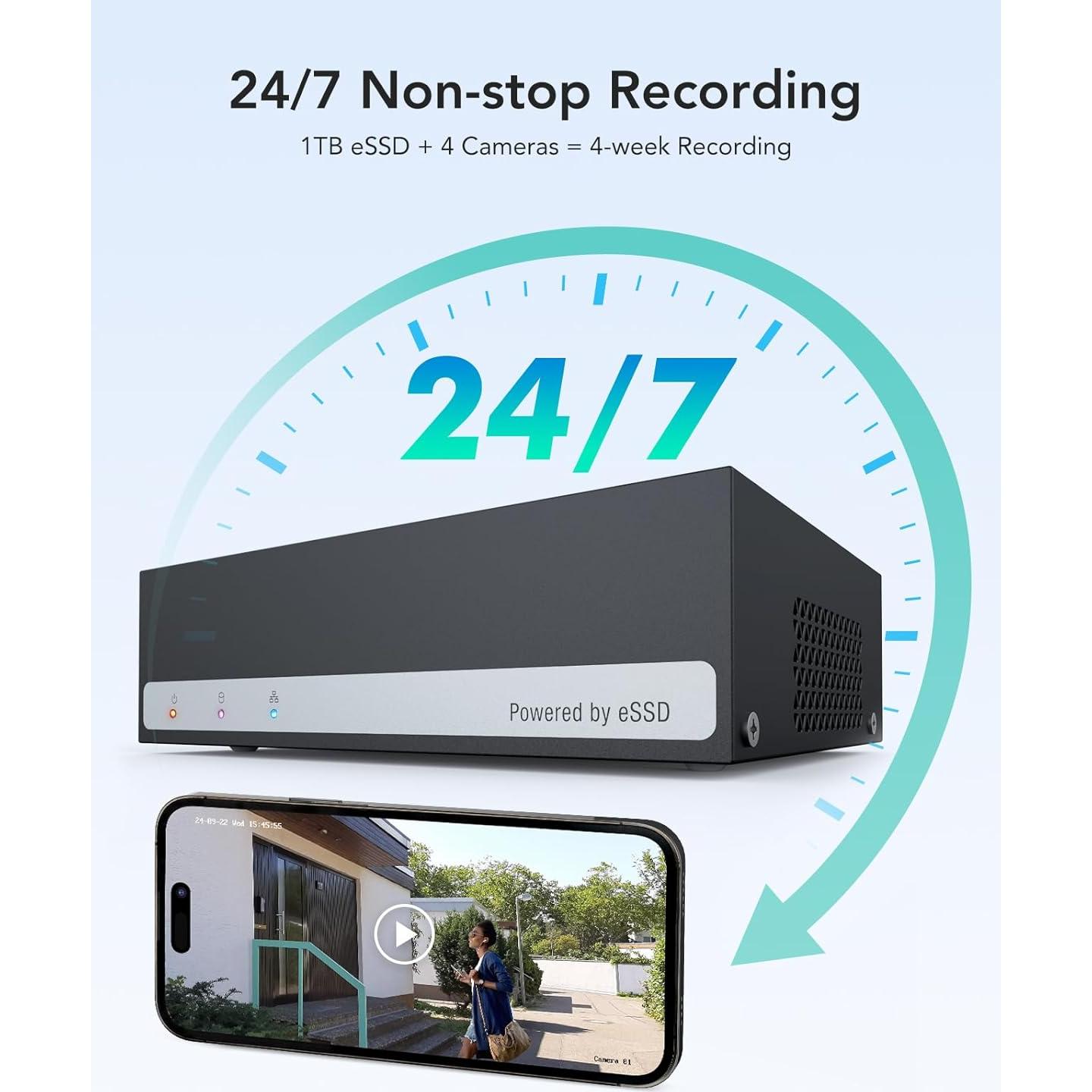 Grabador de Video Digital ANNKE 3K Lite 8 Canales 1TB eSSD