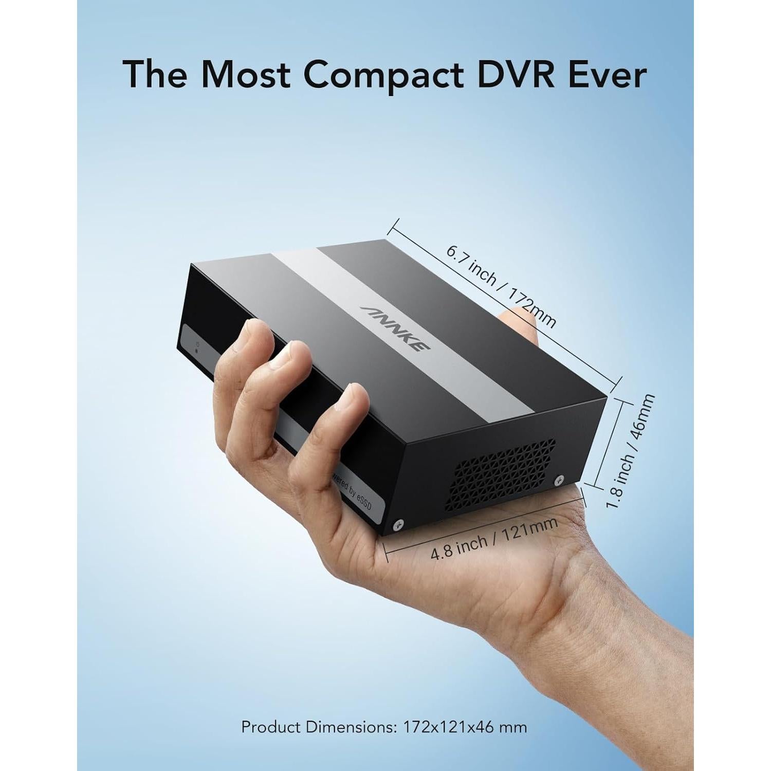 Grabador de Video Digital ANNKE 3K Lite 8 Canales 1TB eSSD