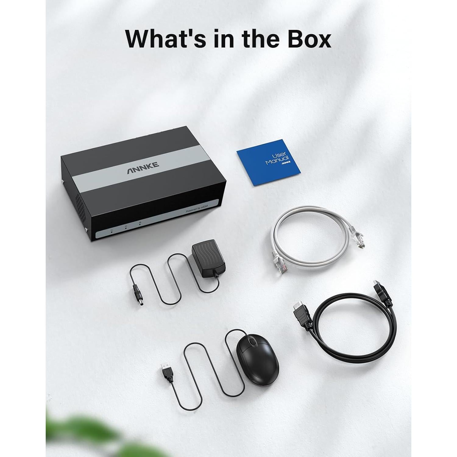 Grabador de Video Digital ANNKE 3K Lite 8 Canales 1TB eSSD