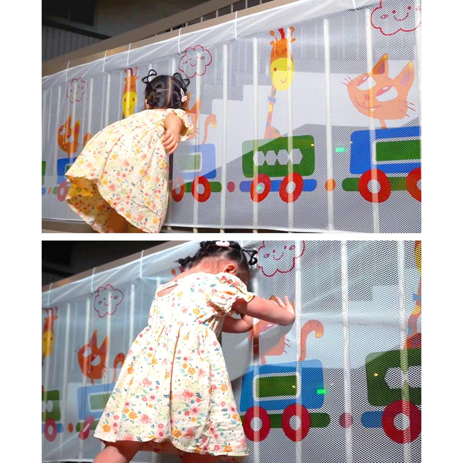 Red de Seguridad para Niños y Mascotas Jekei 3m x 0.76m