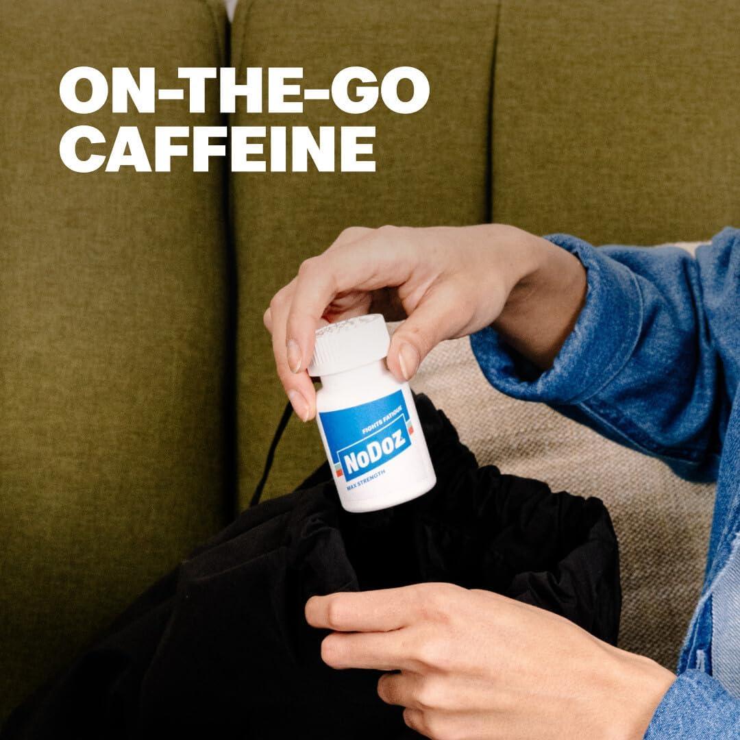 NoDoz 200mg Pastillas de Cafeína Máxima Fuerza - 120 Tabletas