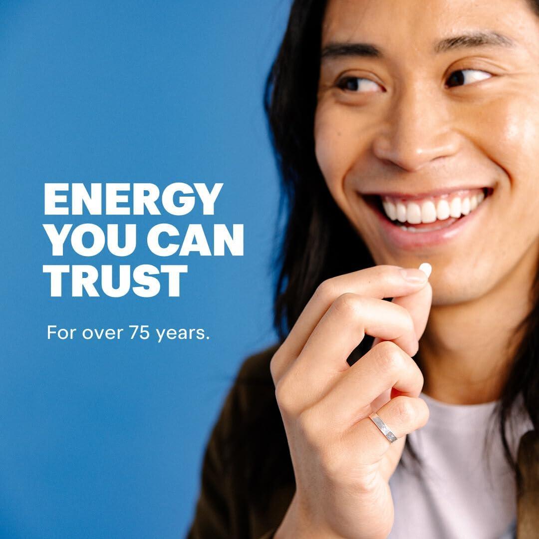 NoDoz 200mg Pastillas de Cafeína Máxima Fuerza - 120 Tabletas