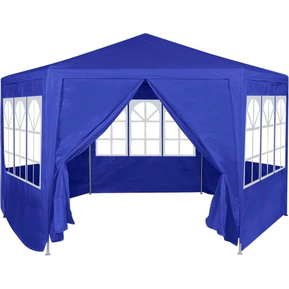Carpa Hexagonal RINDIGOO Azul 2m x 2m Resistente al Agua