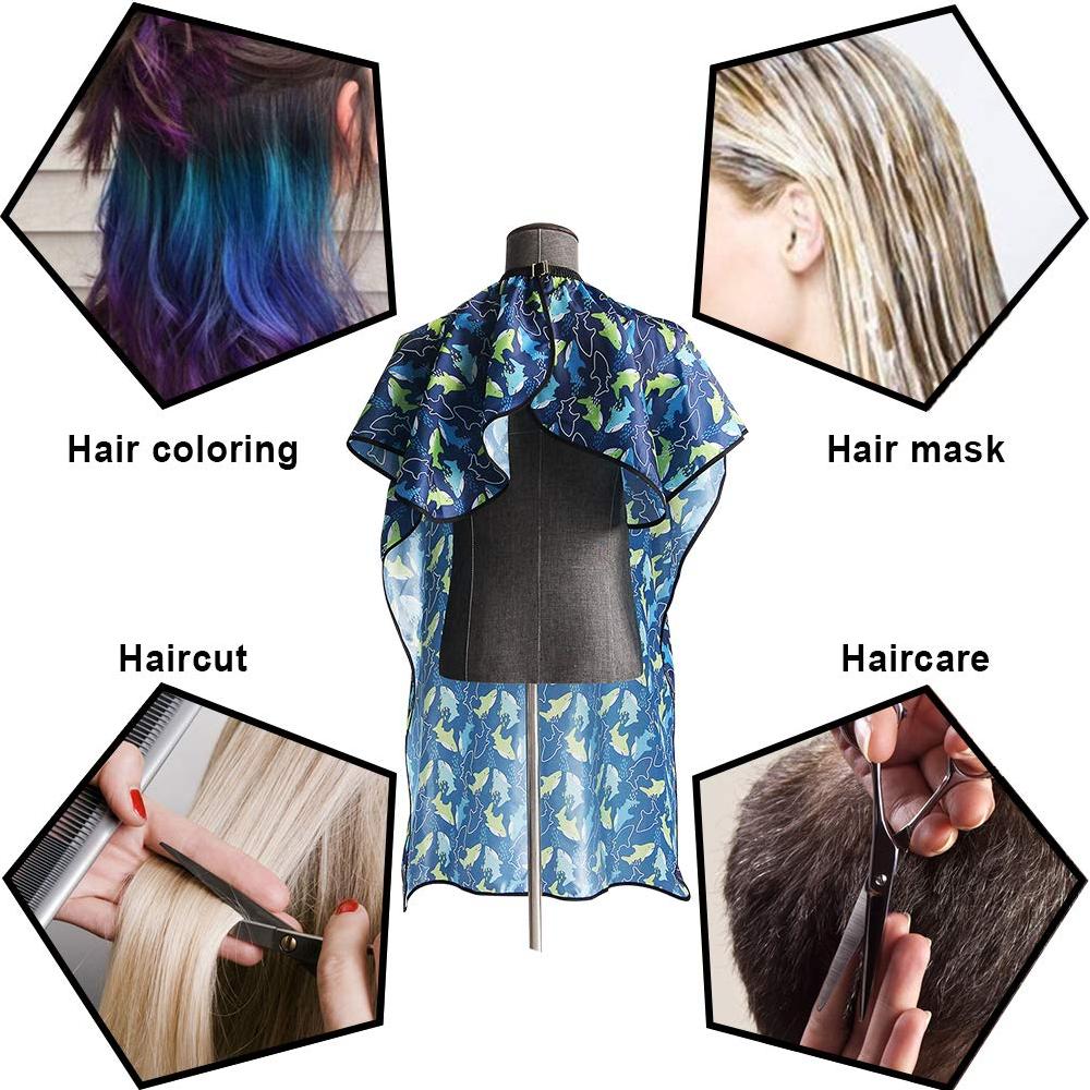 Capa de corte para niños Flagsky 120x100 cm delfín azul