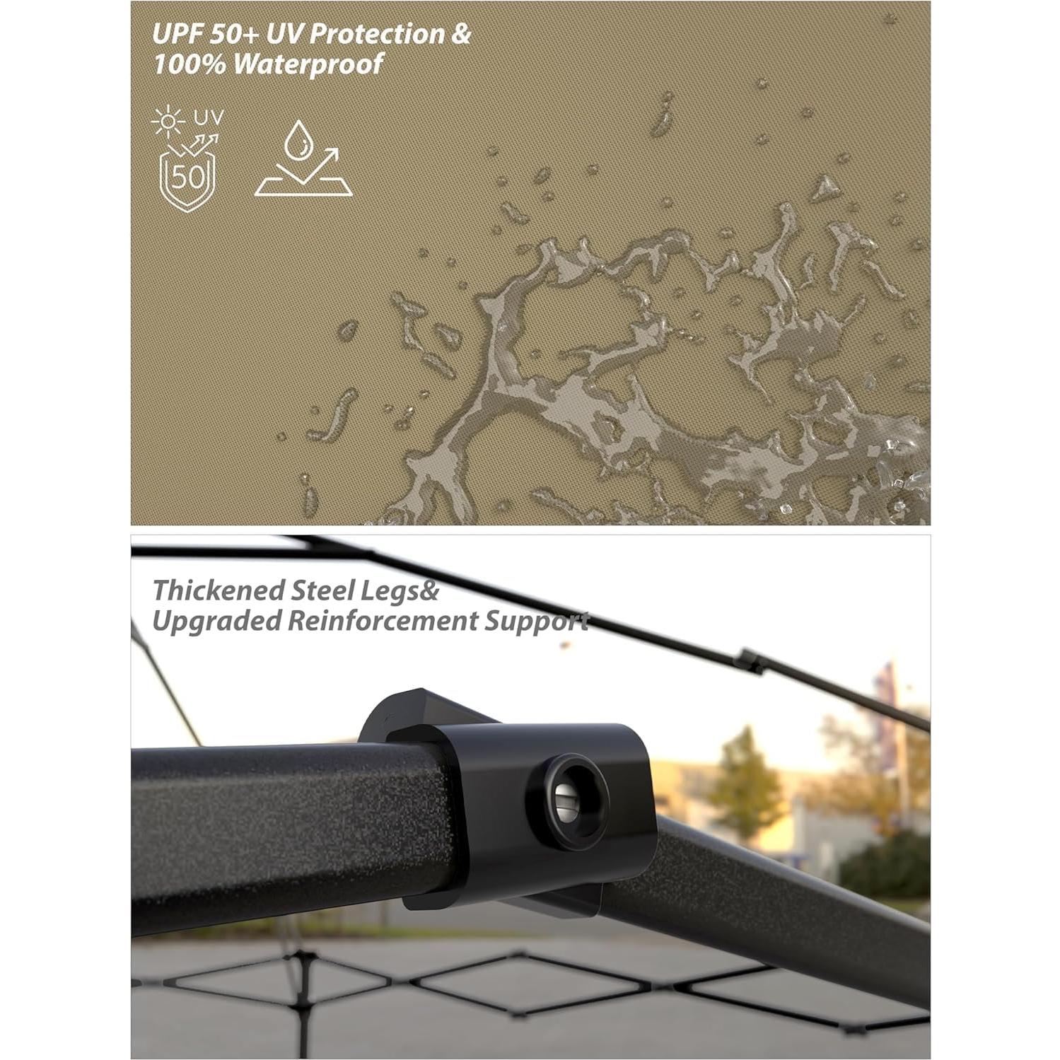 Carpa Plegable Amenitlif 3x3m Impermeable para Eventos